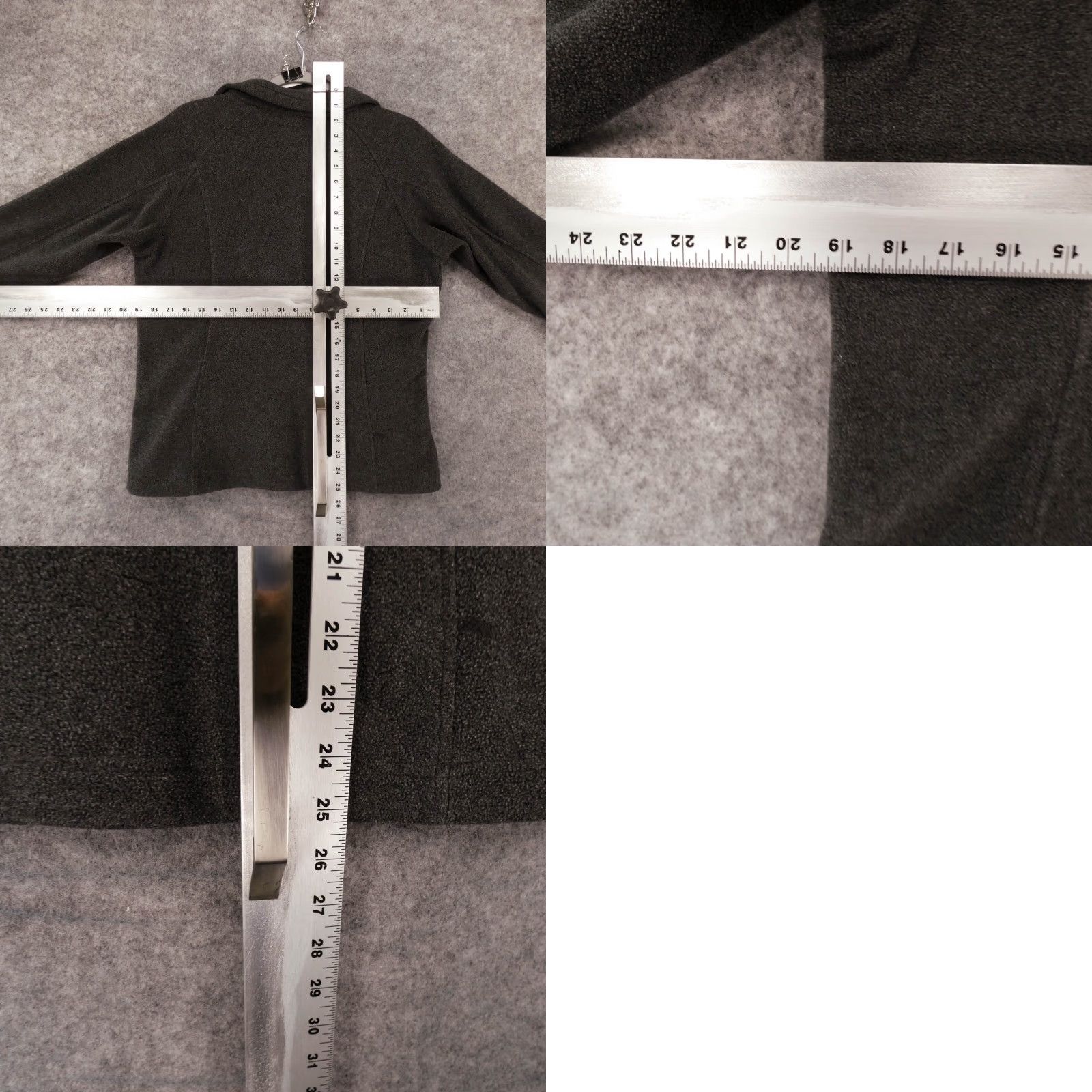 Logo 7 Columbia Jacket Womens Medium Gray Zip Up Fleece w/ Pockets & Logo Size M / US 6-8 / IT 42-44 - 8 Thumbnail