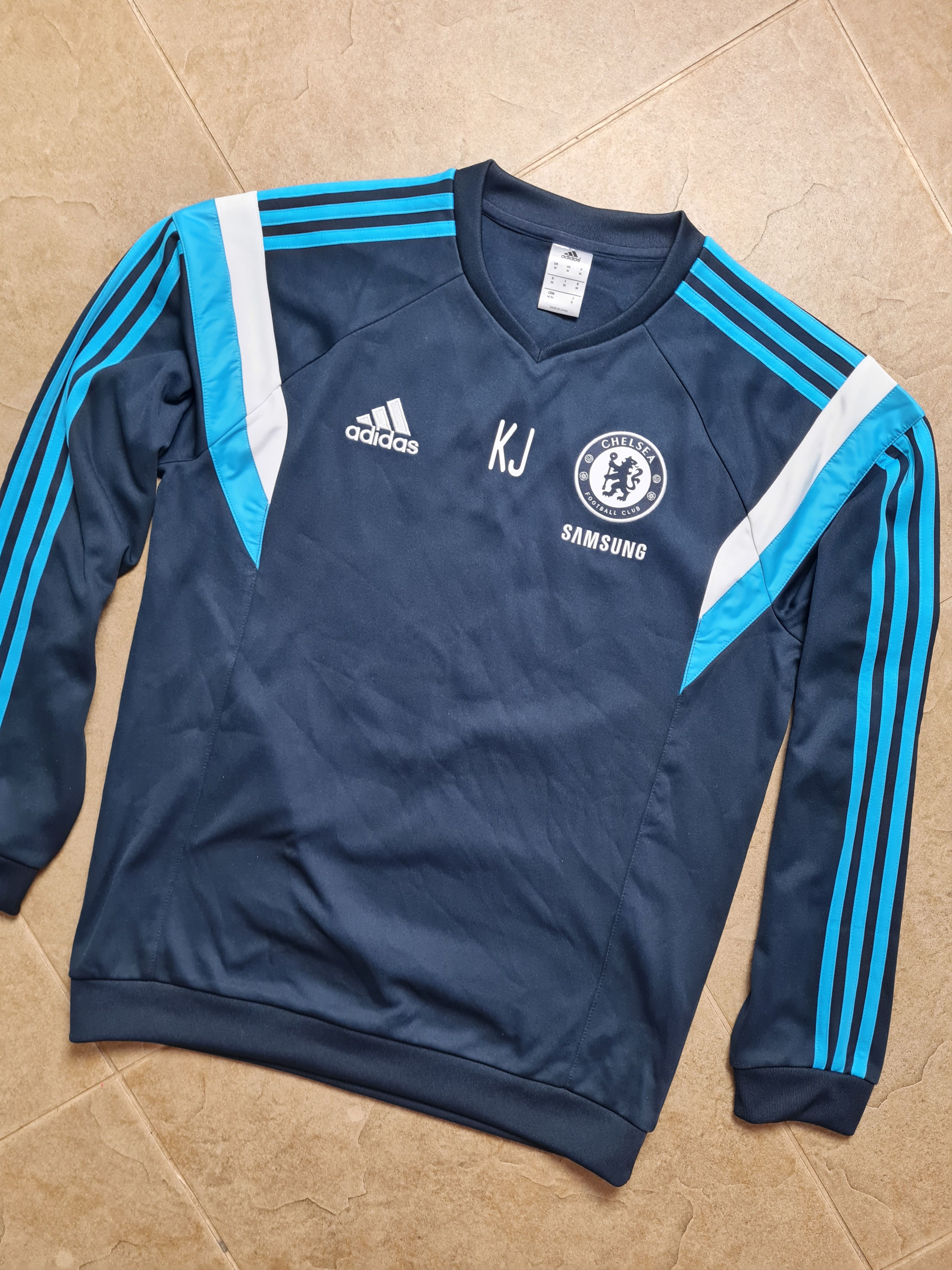 Adidas Sweatshirt Chelsea FC 2014/15 Adidas Big Logo Training Shirt Size US M / EU 48-50 / 2 - 3 Thumbnail