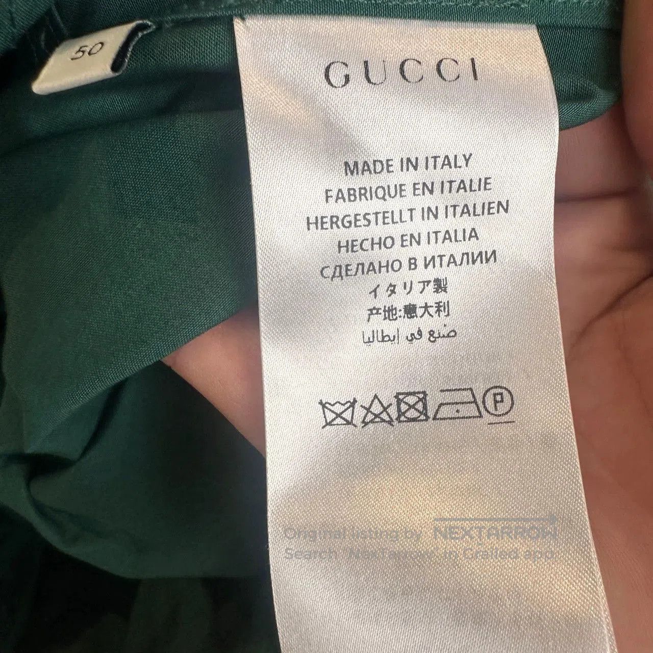 Gucci gucci half-zip double g jacket in green. Size US L / EU 52-54 / 3 - 4 Thumbnail