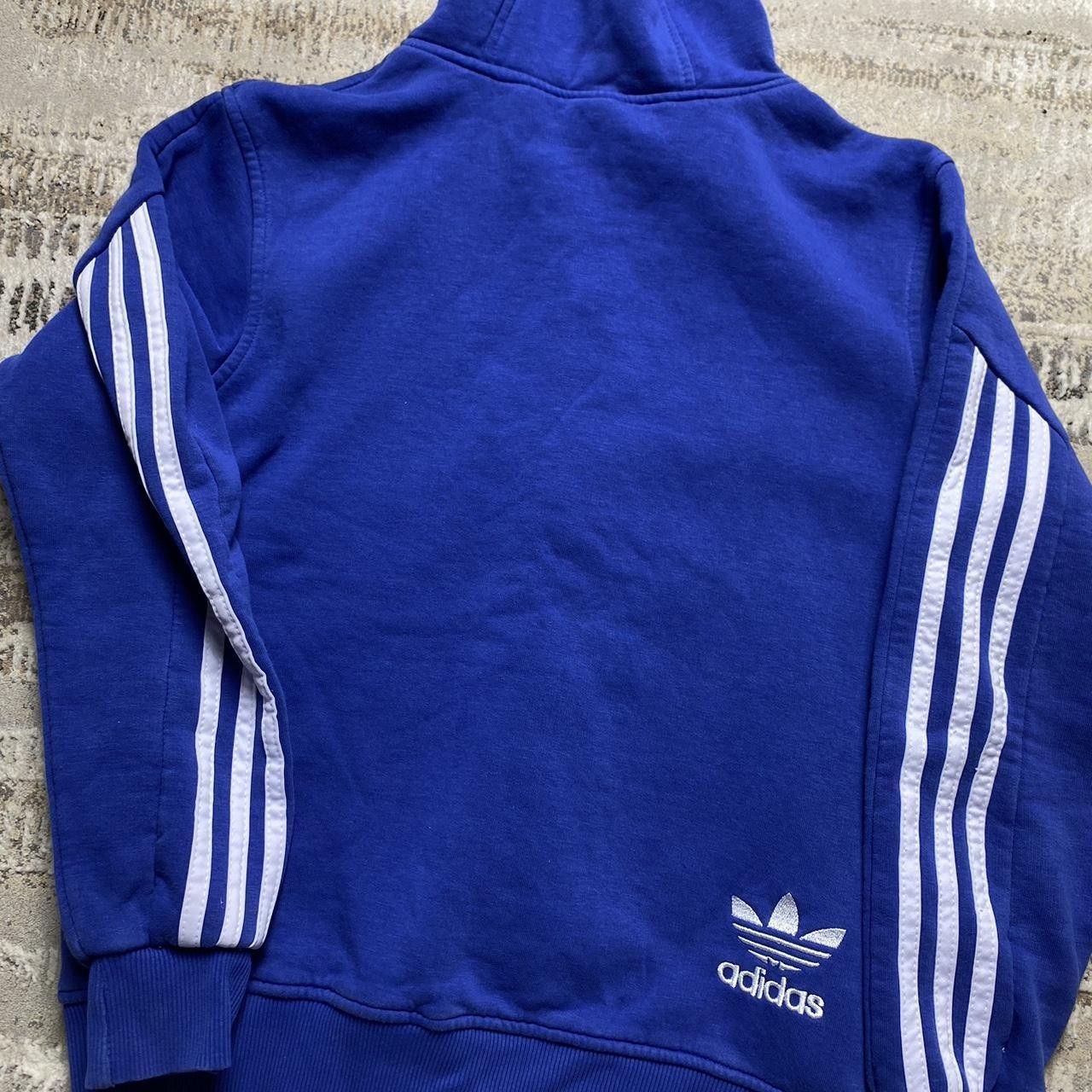 Adidas 90s Adidas Graphic Zip Hoodie Blue S Size US S / EU 44-46 / 1 - 7 Thumbnail