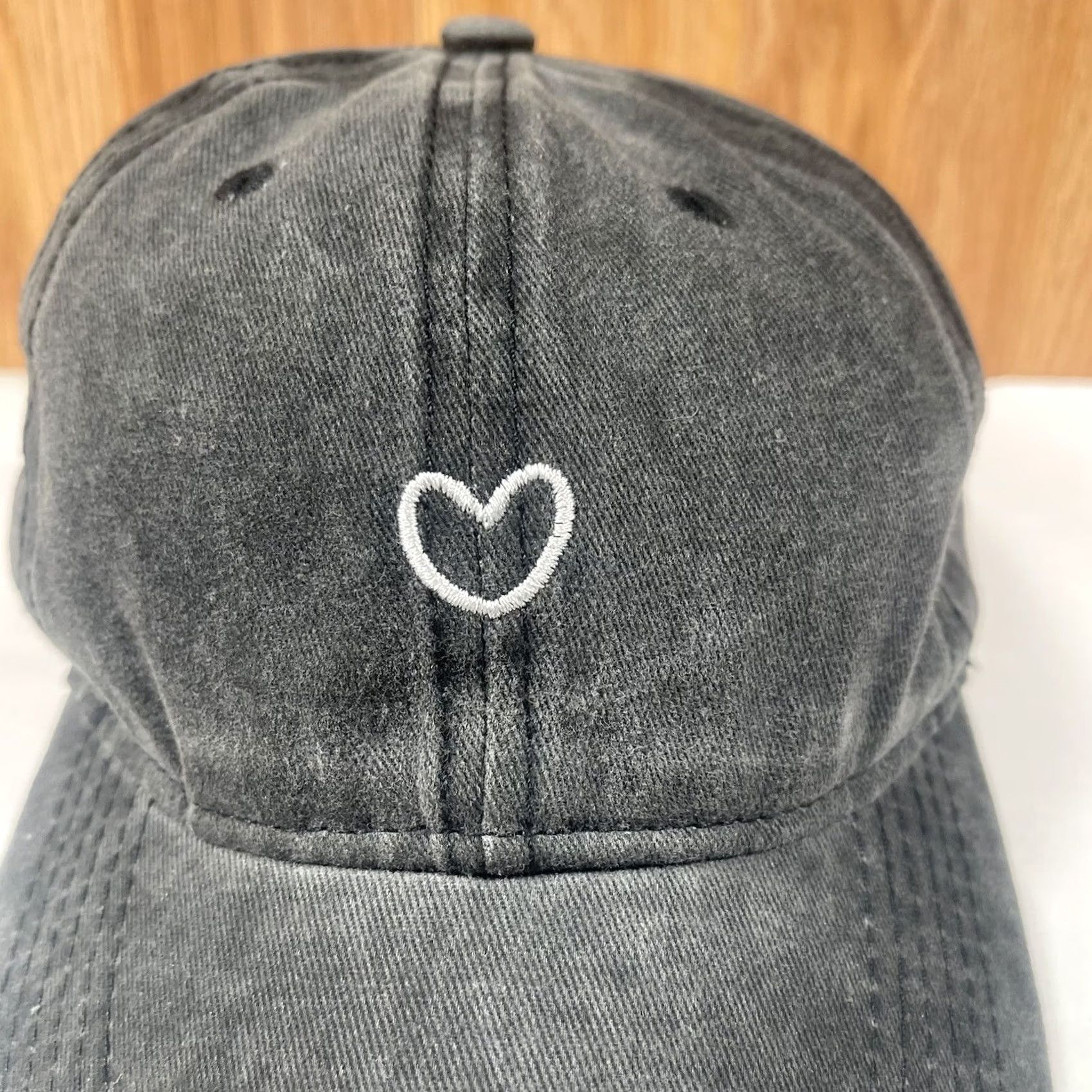 Vintage Unknown Embroidered Adjustable Baseball Hat Cap Solid Faded Black Cotton Cap Unisex Adults StrapBack Mens Womens Hat Size ONE SIZE - 3 Thumbnail