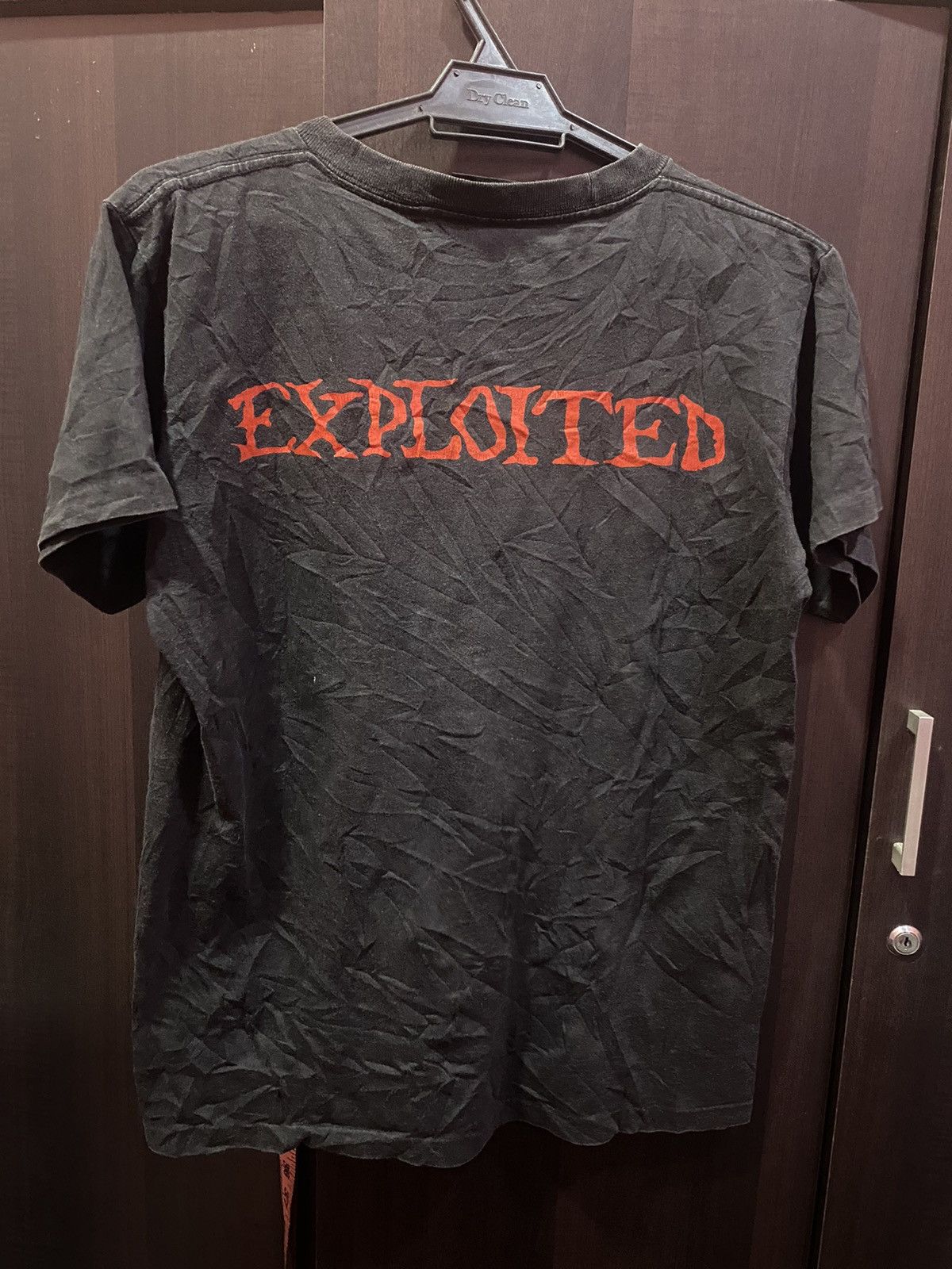 Band Tees × Vintage Vintage 90s Exploited Punk Band Black Tee Size US S / EU 44-46 / 1 - 2 Thumbnail
