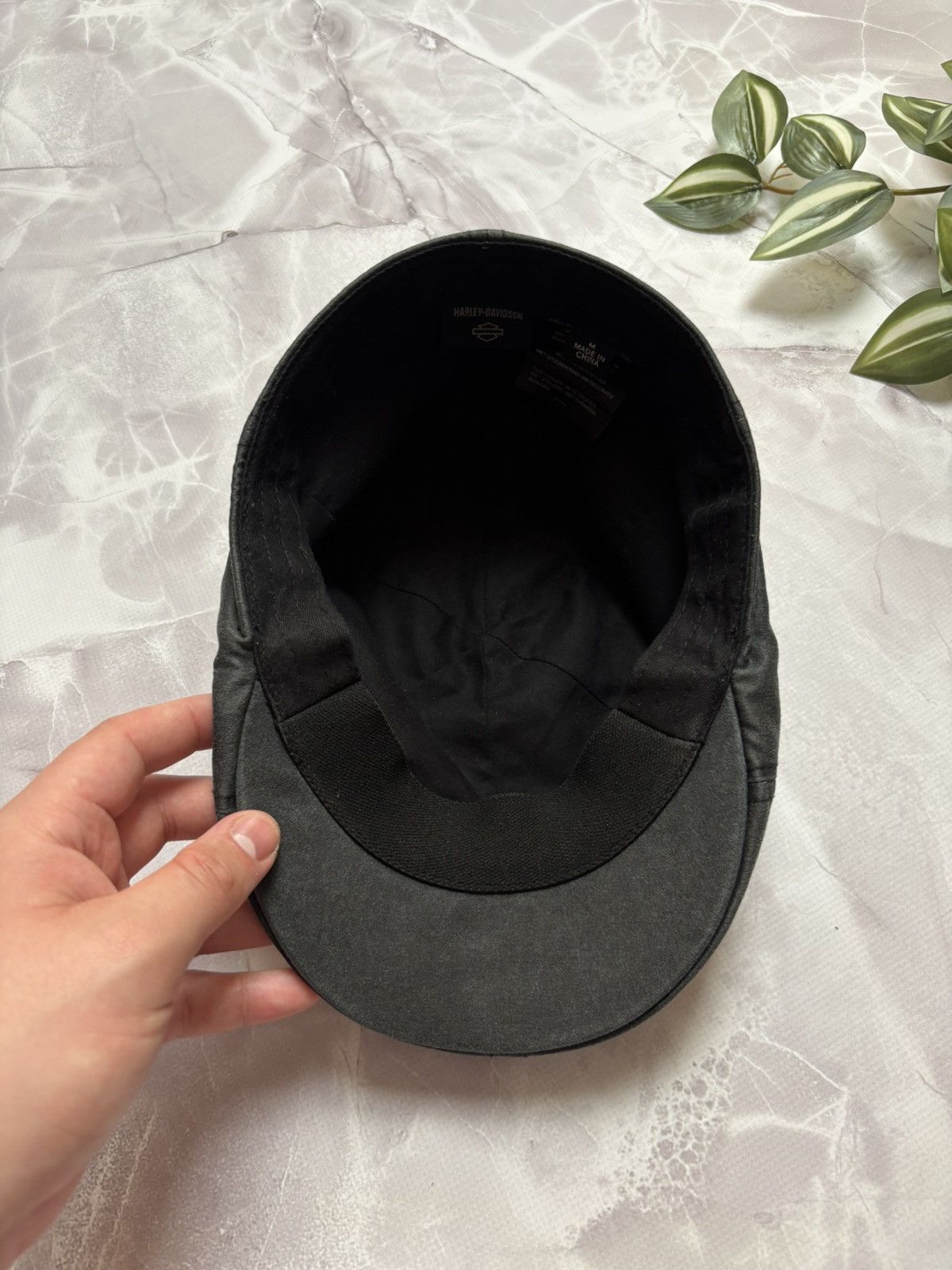 Harley Davidson Harley Davidson Flame Graphic Ivy Cap Fitted Mens Size M Size 38 - 8 Thumbnail