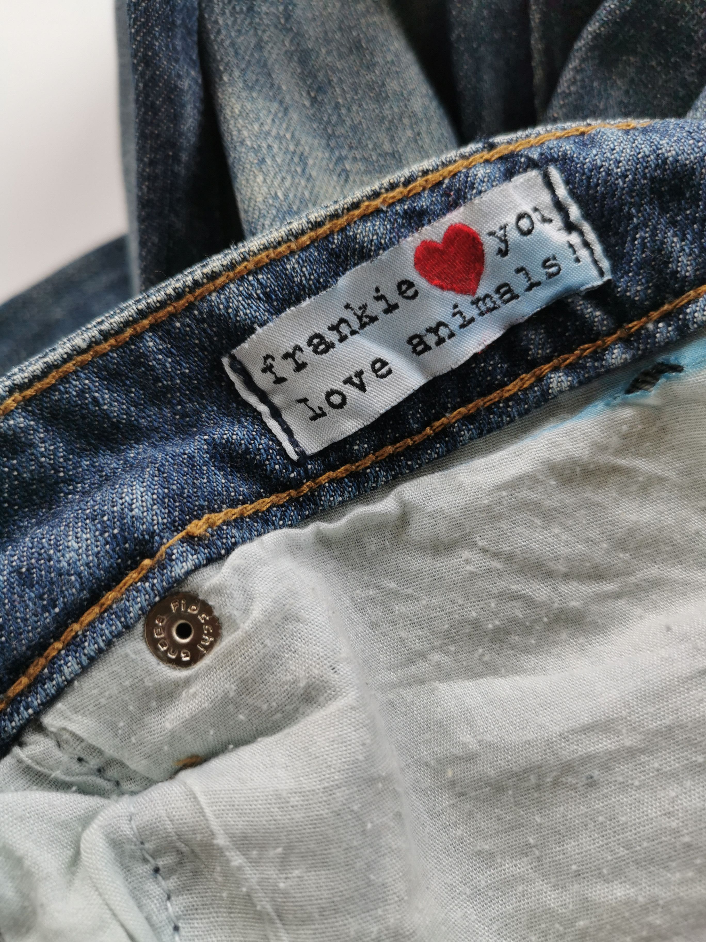 Frankie Morello Frankie Morello Y2K Gimmick Skull Damage Processing Jeans Size US 32 / EU 48 - 15 Thumbnail