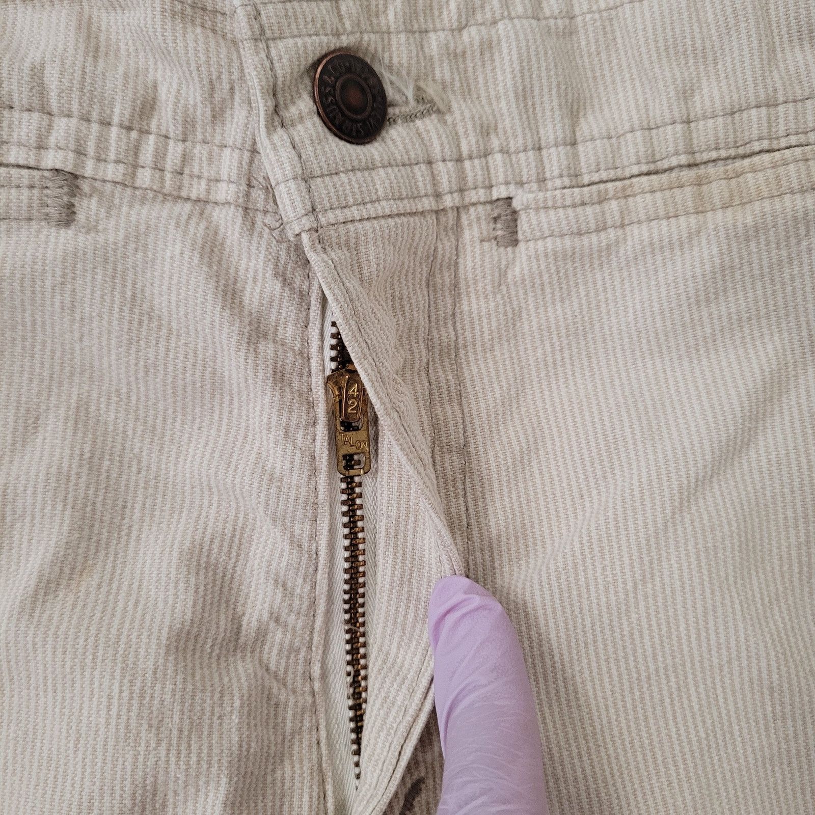 Levi's Vintage 70s LEVIS Flared Pants Women 1/2 26x32 Corduroy USA Size 26" / US 2 / IT 38 - 6 Thumbnail