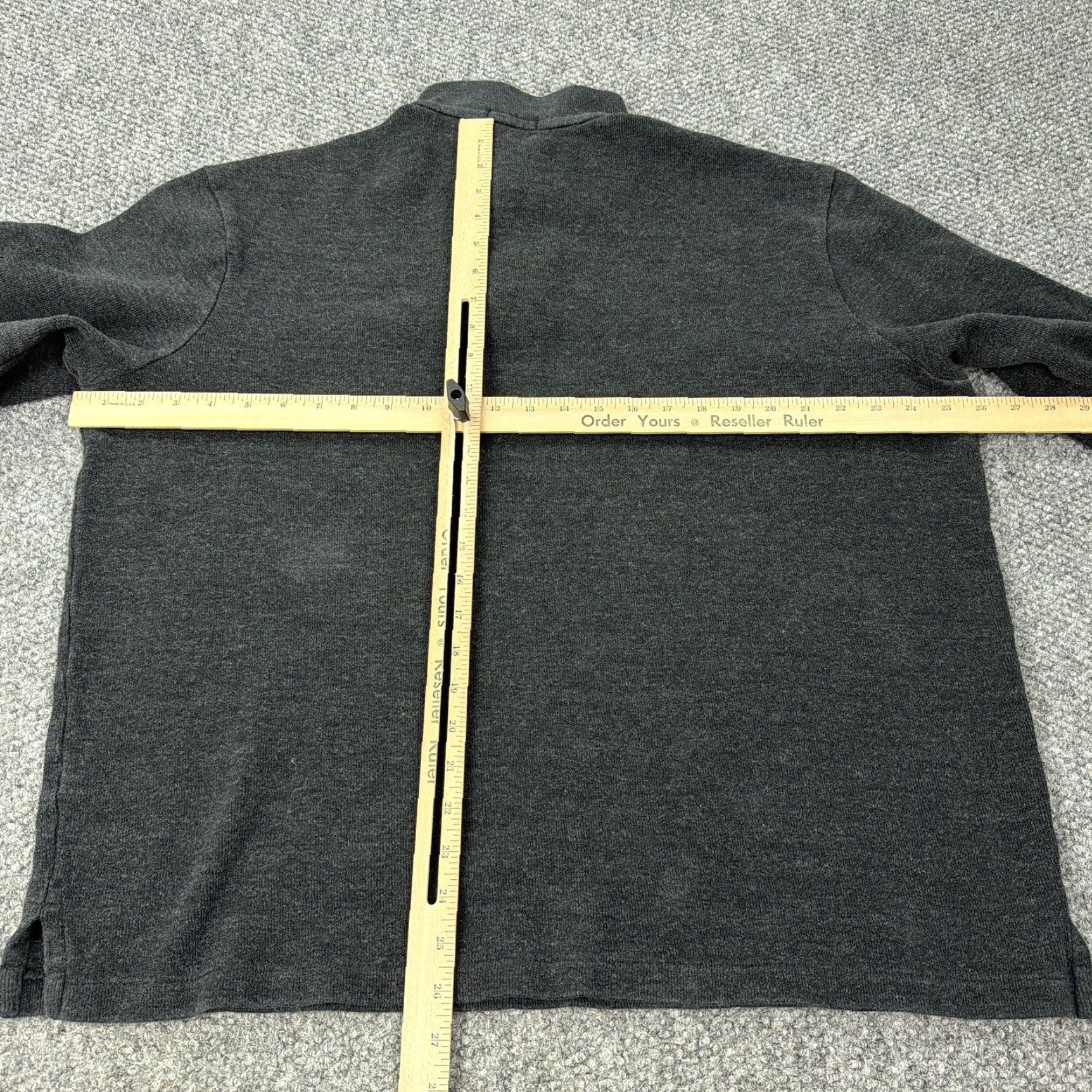 Polo Ralph Lauren VINTAGE Polo Ralph Lauren Sweater Mens XL Gray Cotton Mock Neck 1/4 Zip Pony Size US XL / EU 56 / 4 - 7 Thumbnail