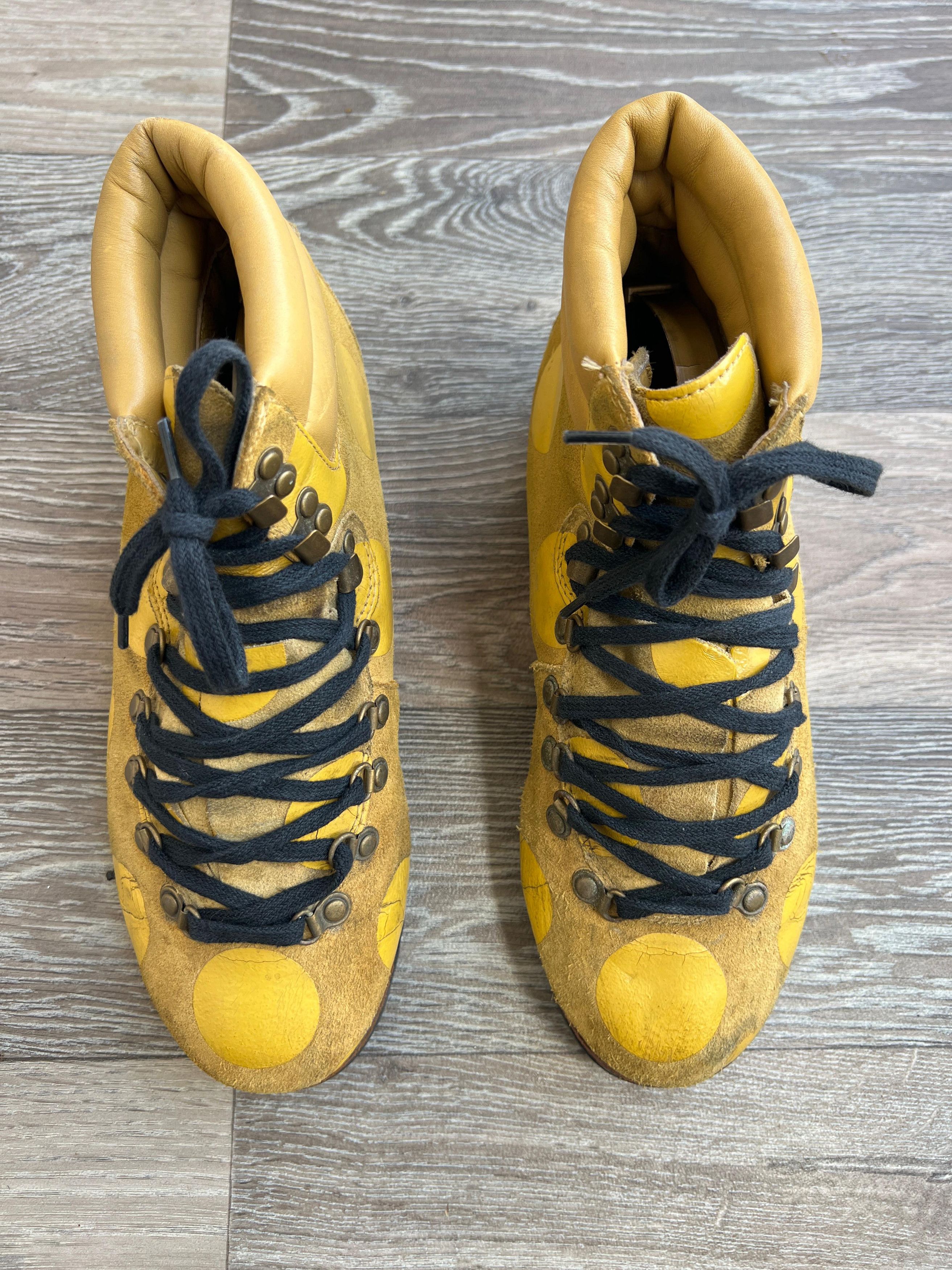 Adidas × Jeremy Scott Jeremy Scott Adidas Polka Dot Hiking Boots Sz US 7.5 Size US 7.5 / EU 40-41 - 2 Thumbnail
