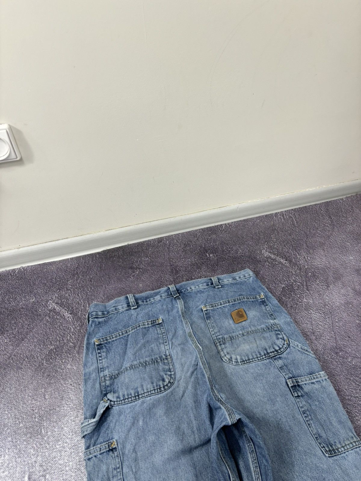 Carhartt Vintage Carhartt Y2K Loose Original Fit Blue Baggy Jeans Size US 36 / EU 52 - 6 Thumbnail