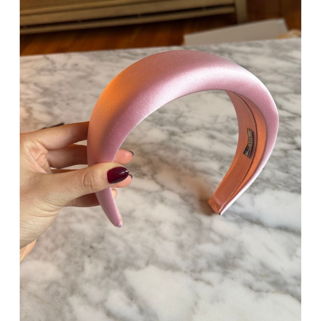 Prada Pink Silk Headband NWT