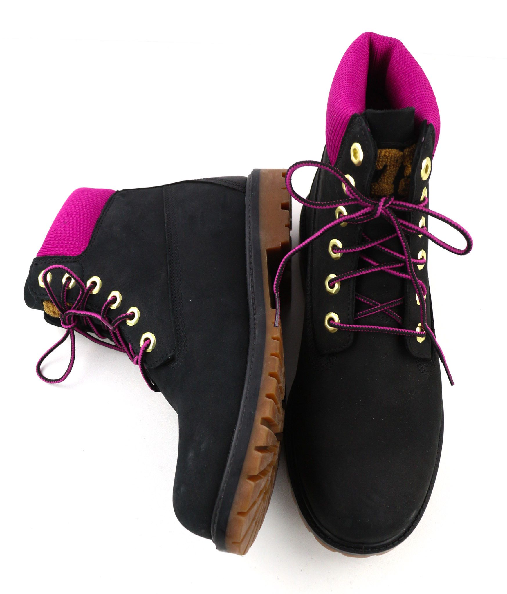 Timberland A44KX-A6150 EU38.5/39 Black Leather High Top Shoes 80837 Size US 7.5 / IT 37.5 - 7 Thumbnail