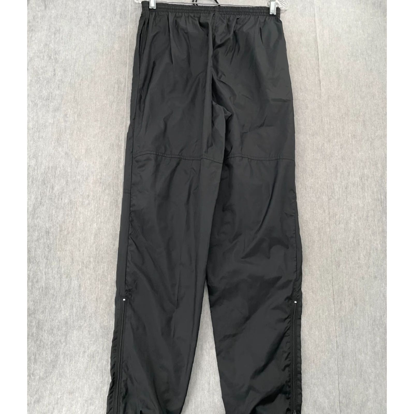 Nike VINTAGE Nike Pants Athletic Mens M Black Drawstring Pockets Swoosh 80s 90s Logo Mens Clothing Size US 31 - 2 Thumbnail