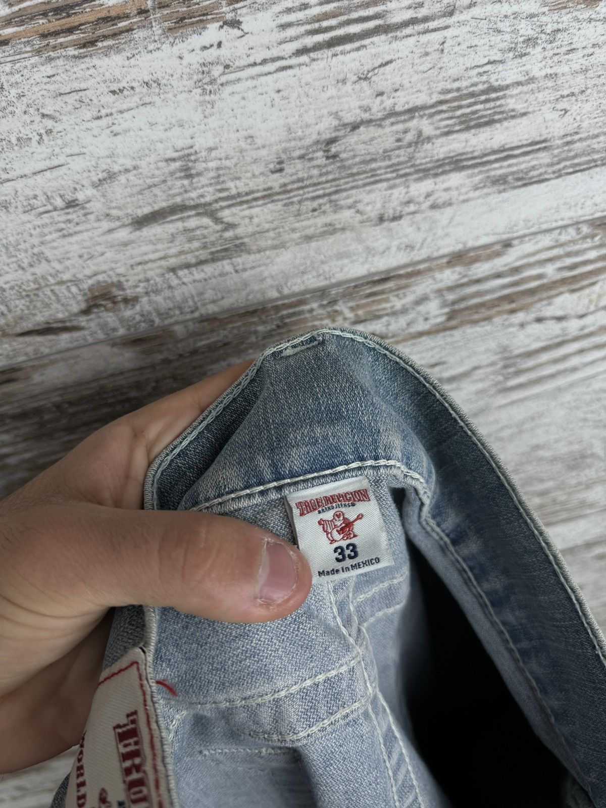 Japanese Brand × True Religion Mens True Religion SKINNY MOTO NATURAL SN jeans denim y2k Size US 33 - 16 Thumbnail