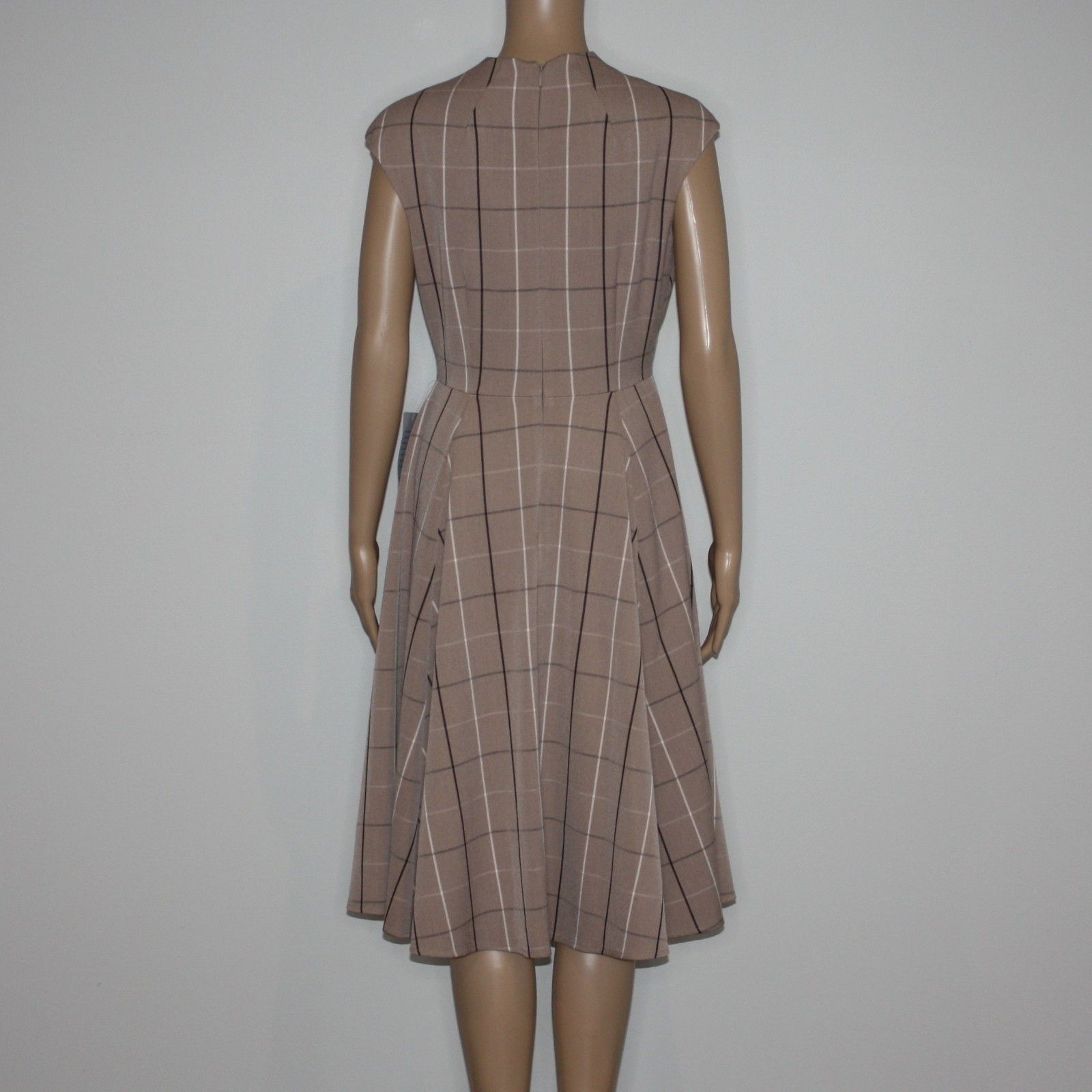 Other Gal Meets Glam Eva Windowpane Check Faux Wrap Dress size 4 Size S / US 4 / IT 40 - 10 Thumbnail