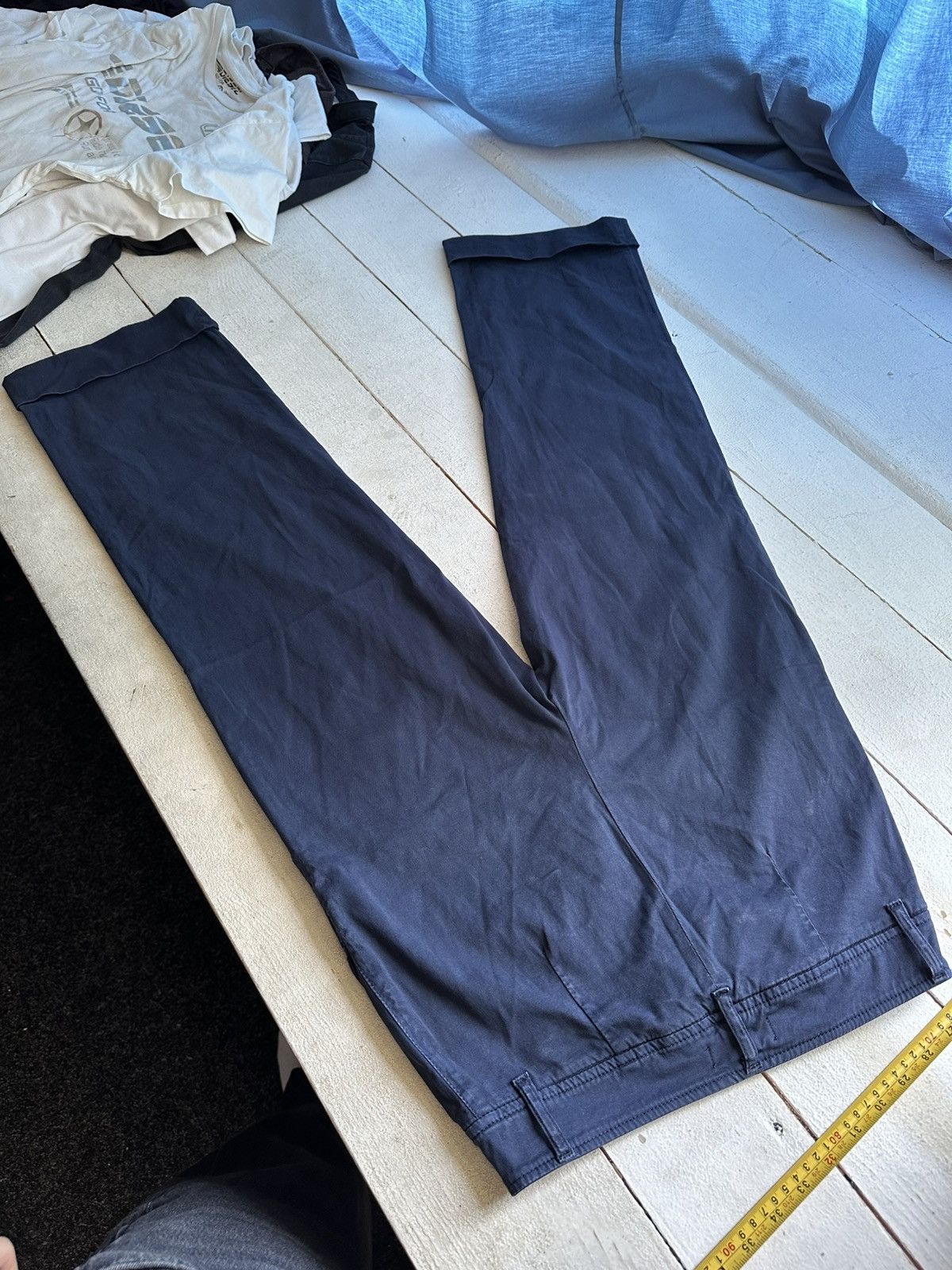 Other 🚨BRUNO CANETTI BLUE WOMEN LUXURY OLD MONEY WIDE PANTS Size 28" / US 6 / IT 42 - 9 Thumbnail