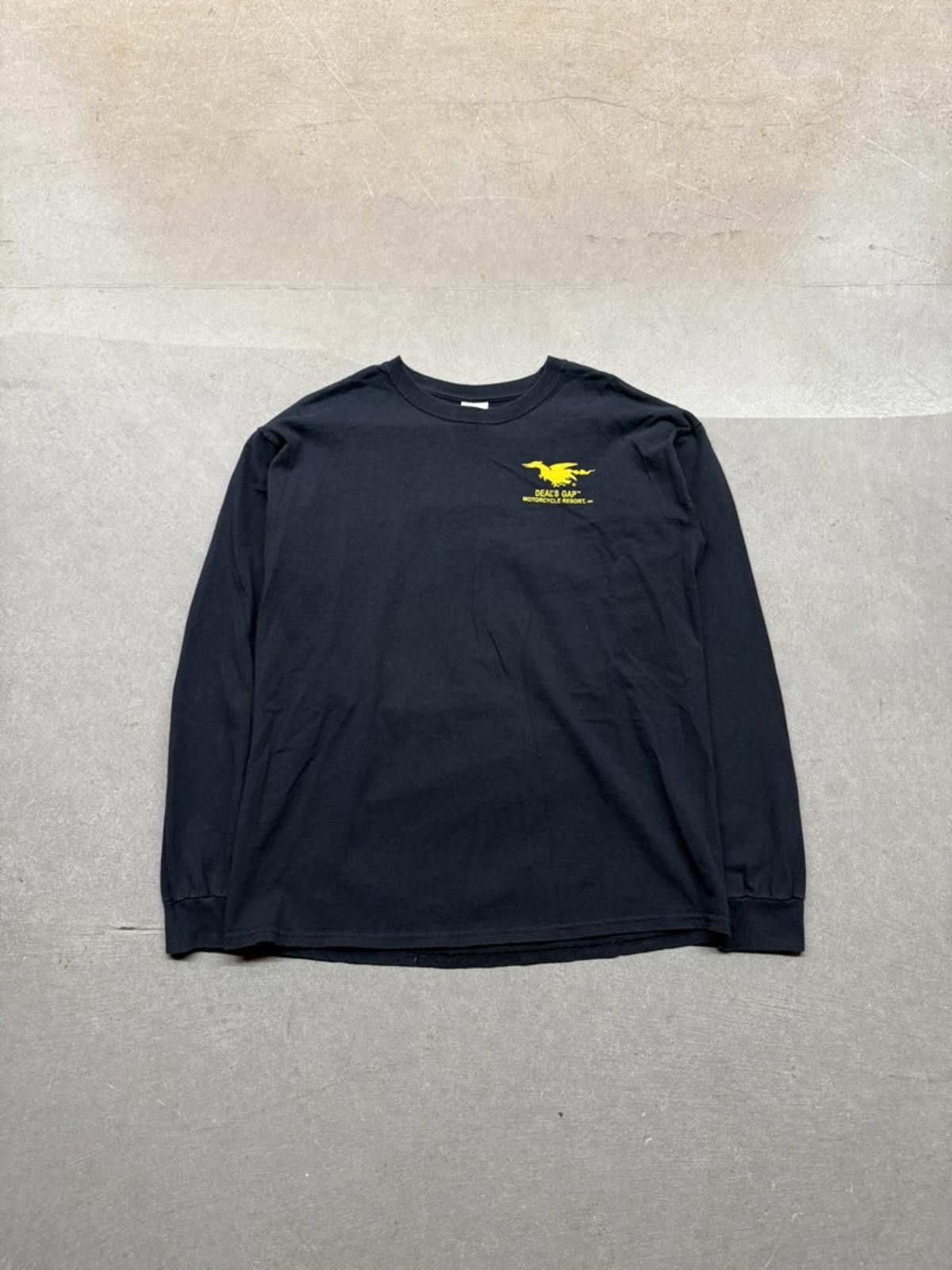 Harley Davidson Y2K Deal's Gap Motorcycle I Survived The Dragon T-Shirt L Size US L / EU 52-54 / 3 - 2 Thumbnail