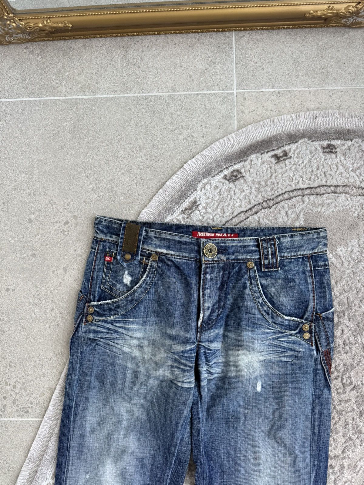 Miss Sixty Archive Miss Sixty Distressed Denim – Y2K Utility Style Size 29" - 6 Thumbnail