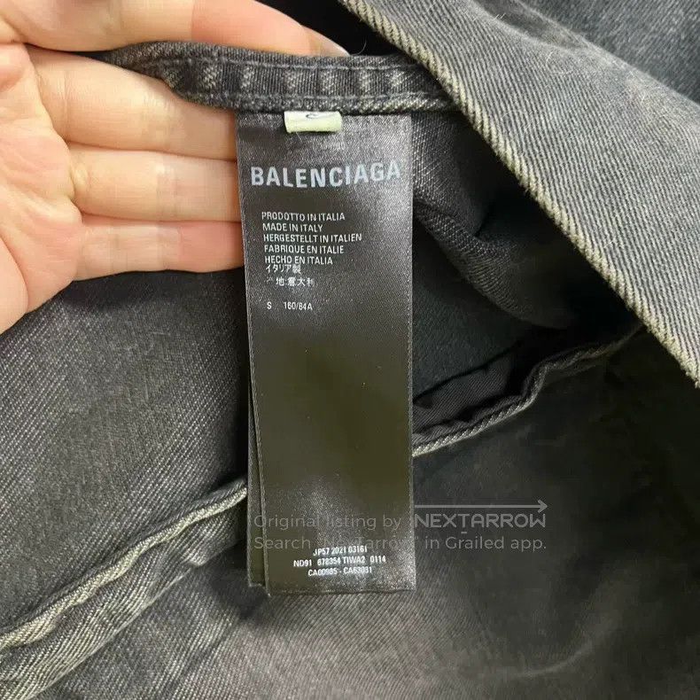 Balenciaga Balenciaga denim jacket Size US S / EU 44-46 / 1 - 3 Thumbnail