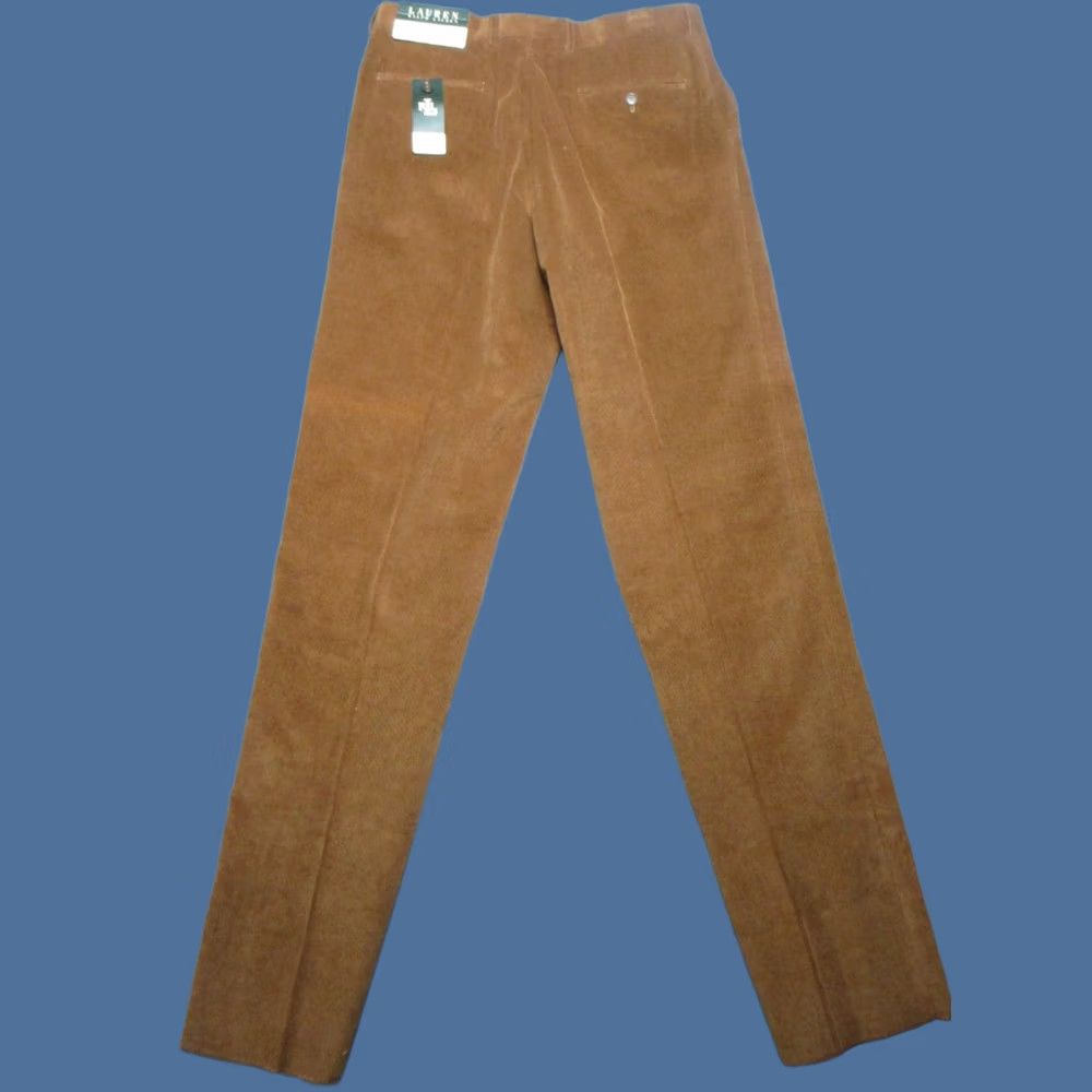 Ralph Lauren Lauren Ralph Lauren Pants Mens 34 Orange Corduroy Straight Leg Pocket Size US 34 / EU 50 - 1 Thumbnail