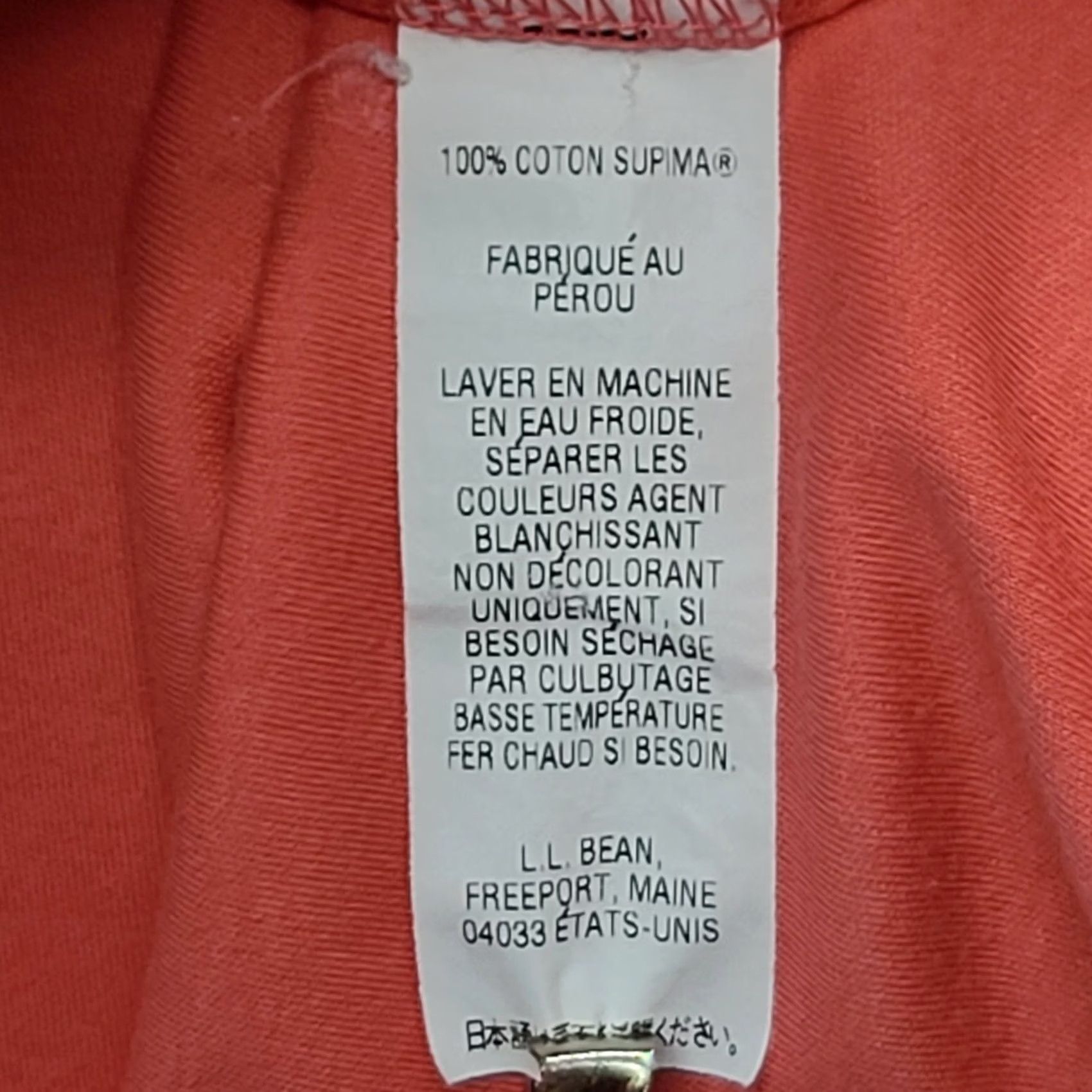Vintage L.L. Bean Shirt Womens L Petite Fit Supima Cotton 3/4 Sleeve Casual Comfort Pink Floral Lightweight Breathable All Seasons Regular Womens Size L / US 10 / IT 46 - 5 Thumbnail