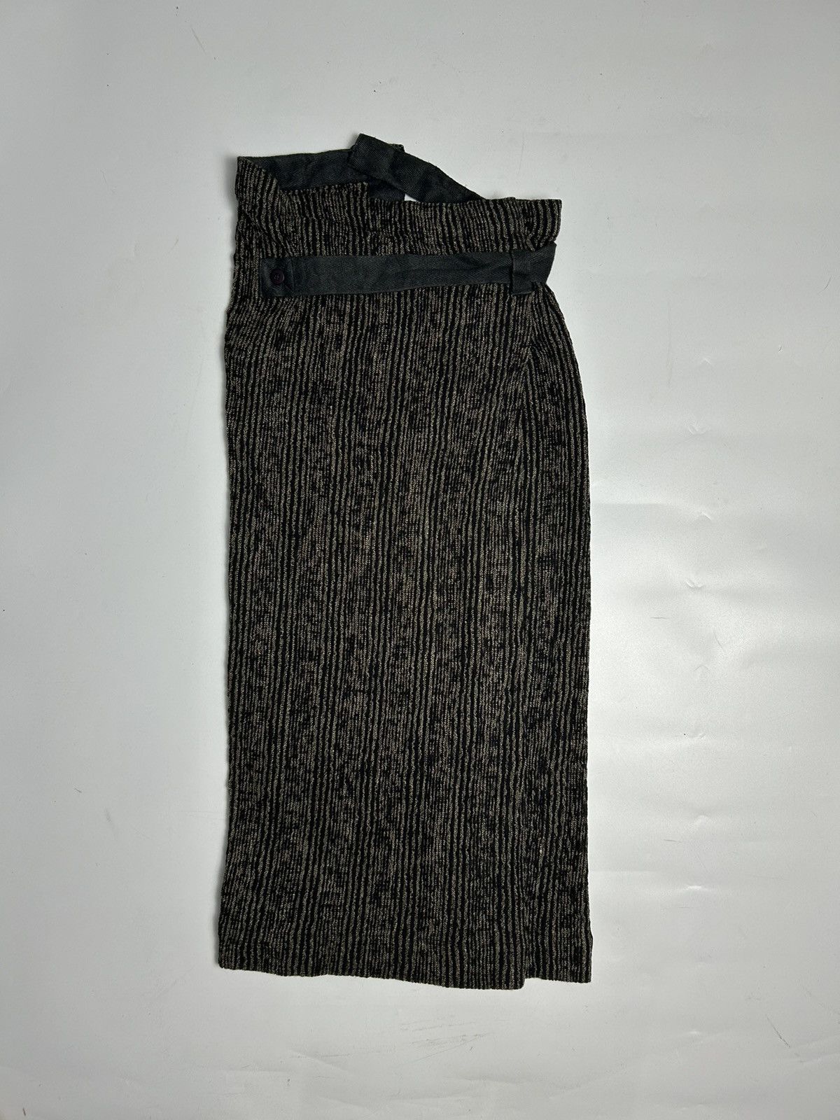 Designer × Issey Miyake × Pleats Please Issey Miyake ISSEY MIYAKE PLEATED STRIPE SKIRT Size 28" / US 6 / IT 42 - 3 Thumbnail