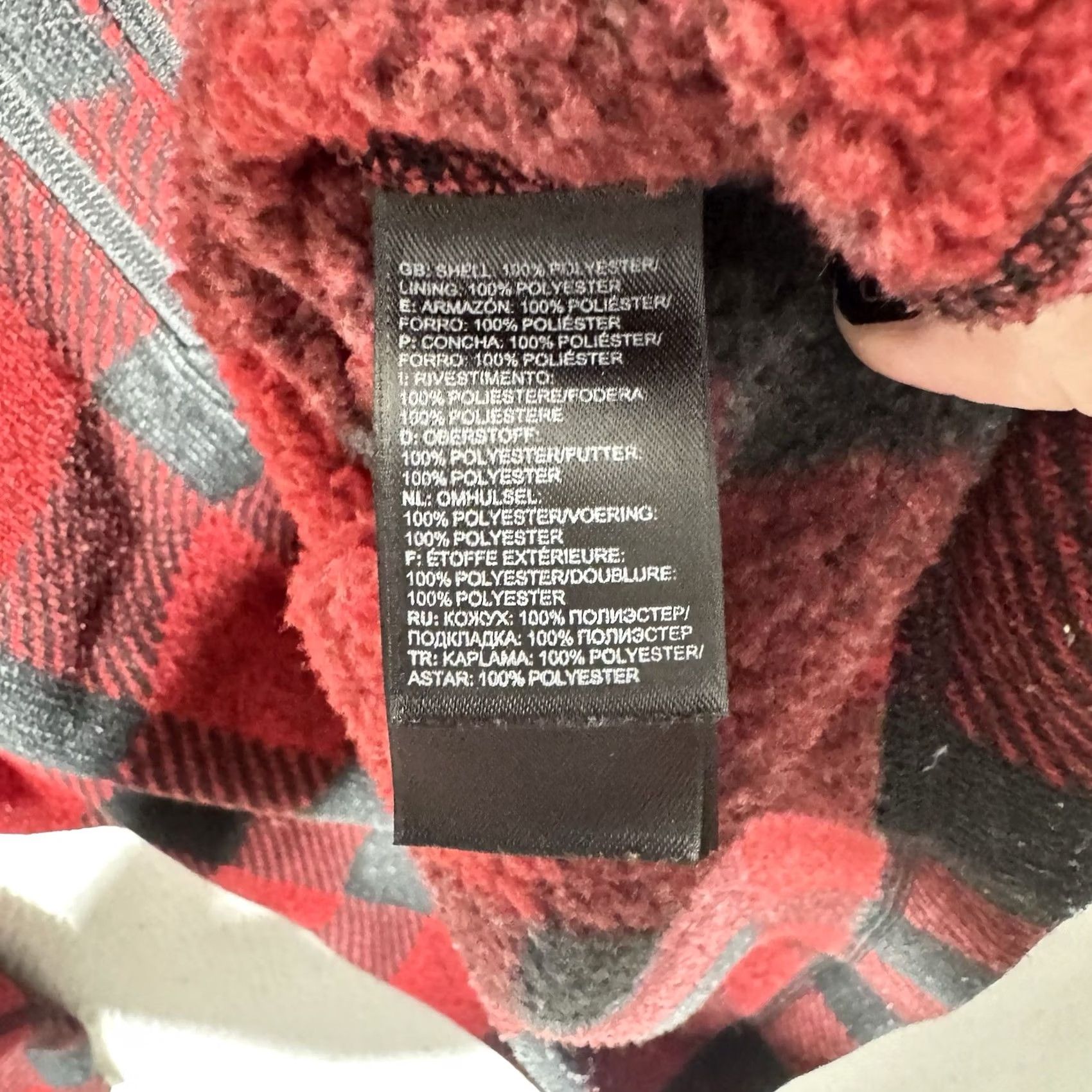 The North Face The North Face Jacket Men L Plaid Fleece Lined 1/4 Zip Multicolor Short Sleeve Outdoor Walking Casual Formal Regular Knit Logo Zipper Size US L / EU 52-54 / 3 - 6 Thumbnail