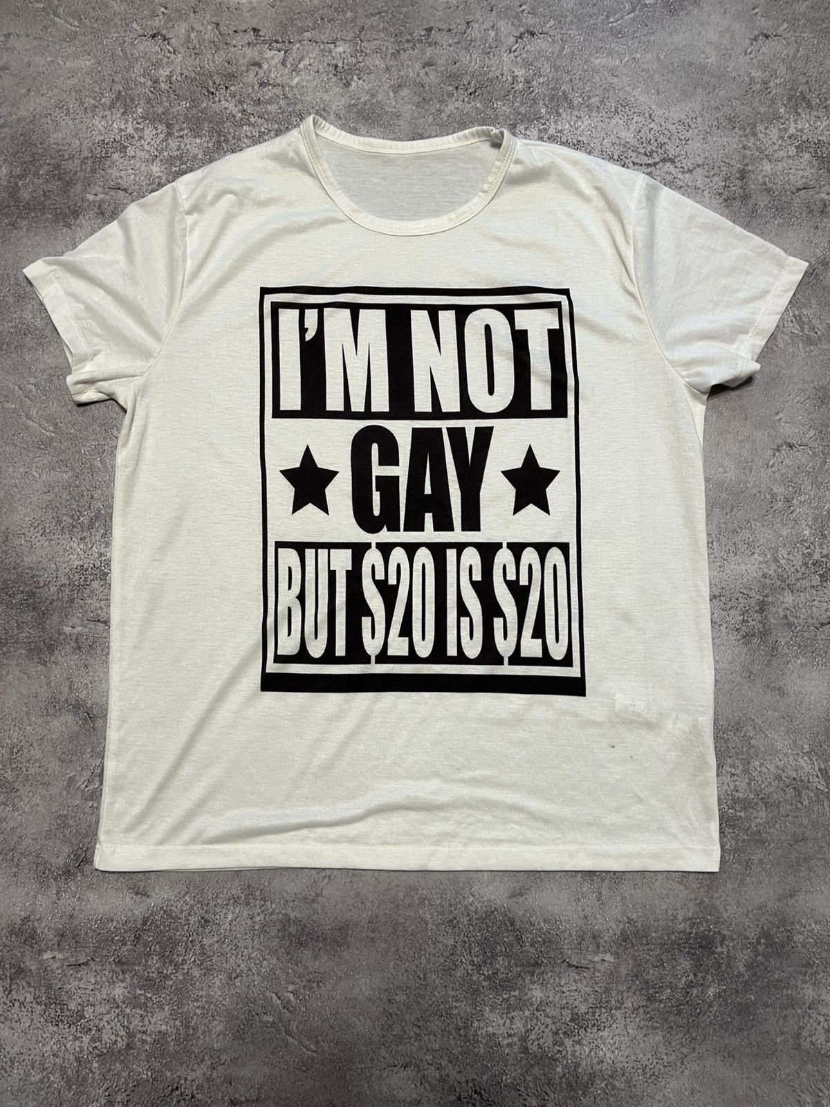 Fruit Of The Loom I’m not gay but 20$ is 20$ humor tee shirt Size US L / EU 52-54 / 3 - 1 Thumbnail