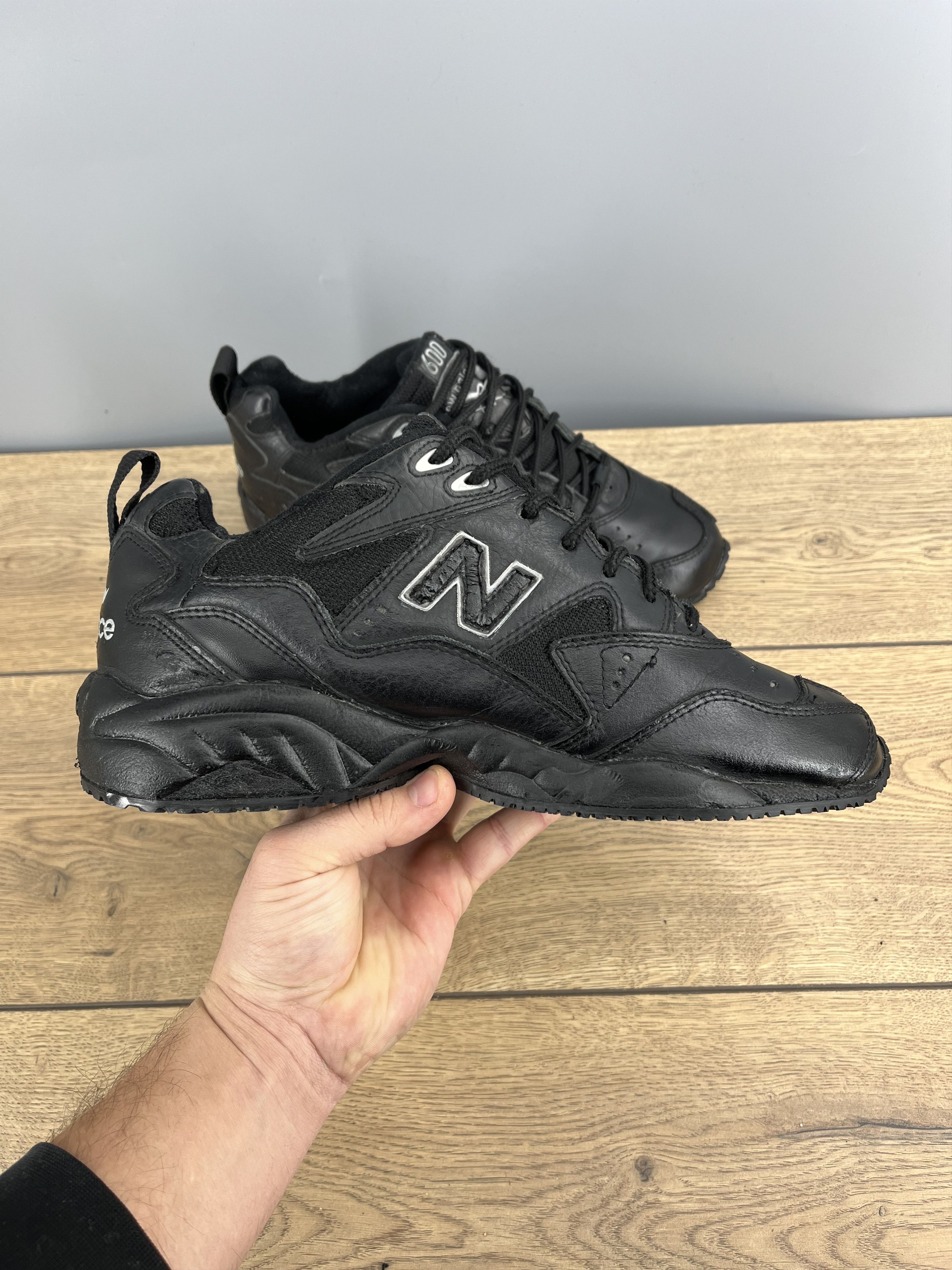 Nike Share Vintage Nike Air Walking 90 Triple Black Sneakers Men Size US 10 / EU 43 - 7 Thumbnail