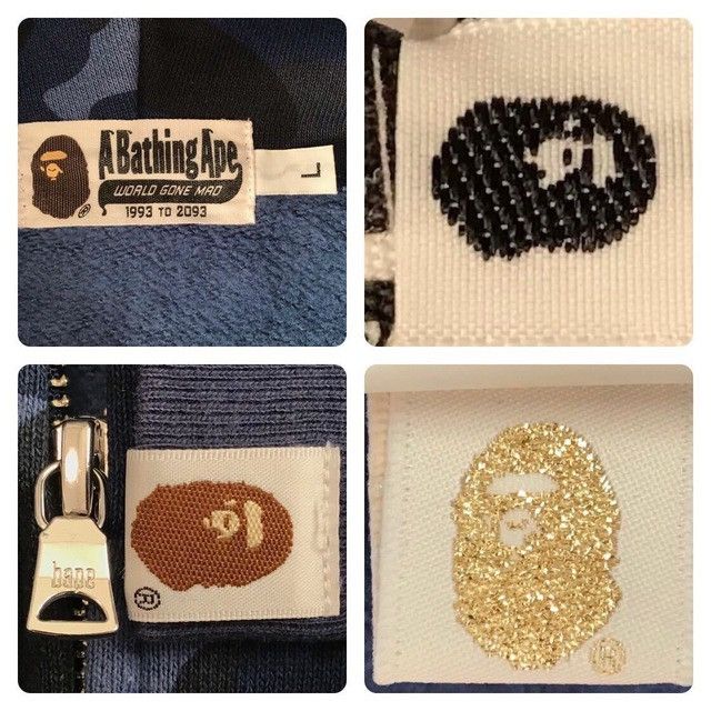 Bape × Nigo BAPE Tiger full zip hoodie Blue camo a bathing ape NIGO Size US L / EU 52-54 / 3 - 8 Thumbnail