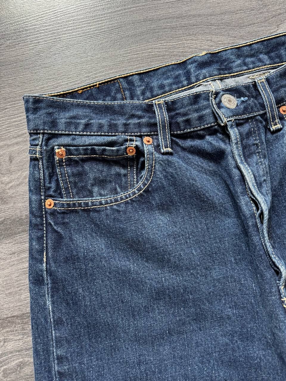 Levi's Vintage Levi's 561 buckle back blue shorts Size US 30 / EU 46 - 3 Thumbnail