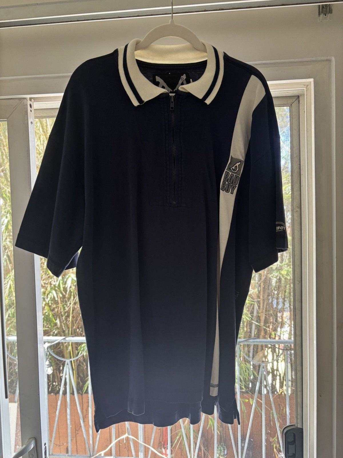 Vintage Bad Boy short sleeve zip-up polo Size US L / EU 52-54 / 3 - 1 Thumbnail
