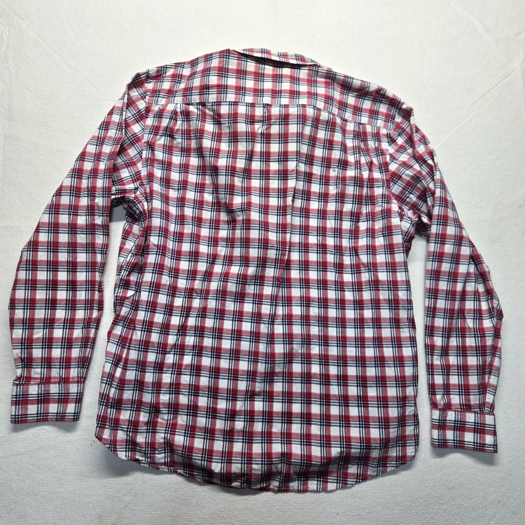 Old Navy Old Navy Shirt Button-Up Plaid Red XL Mens Classic Casual Shirt Size US XL / EU 56 / 4 - 7 Thumbnail