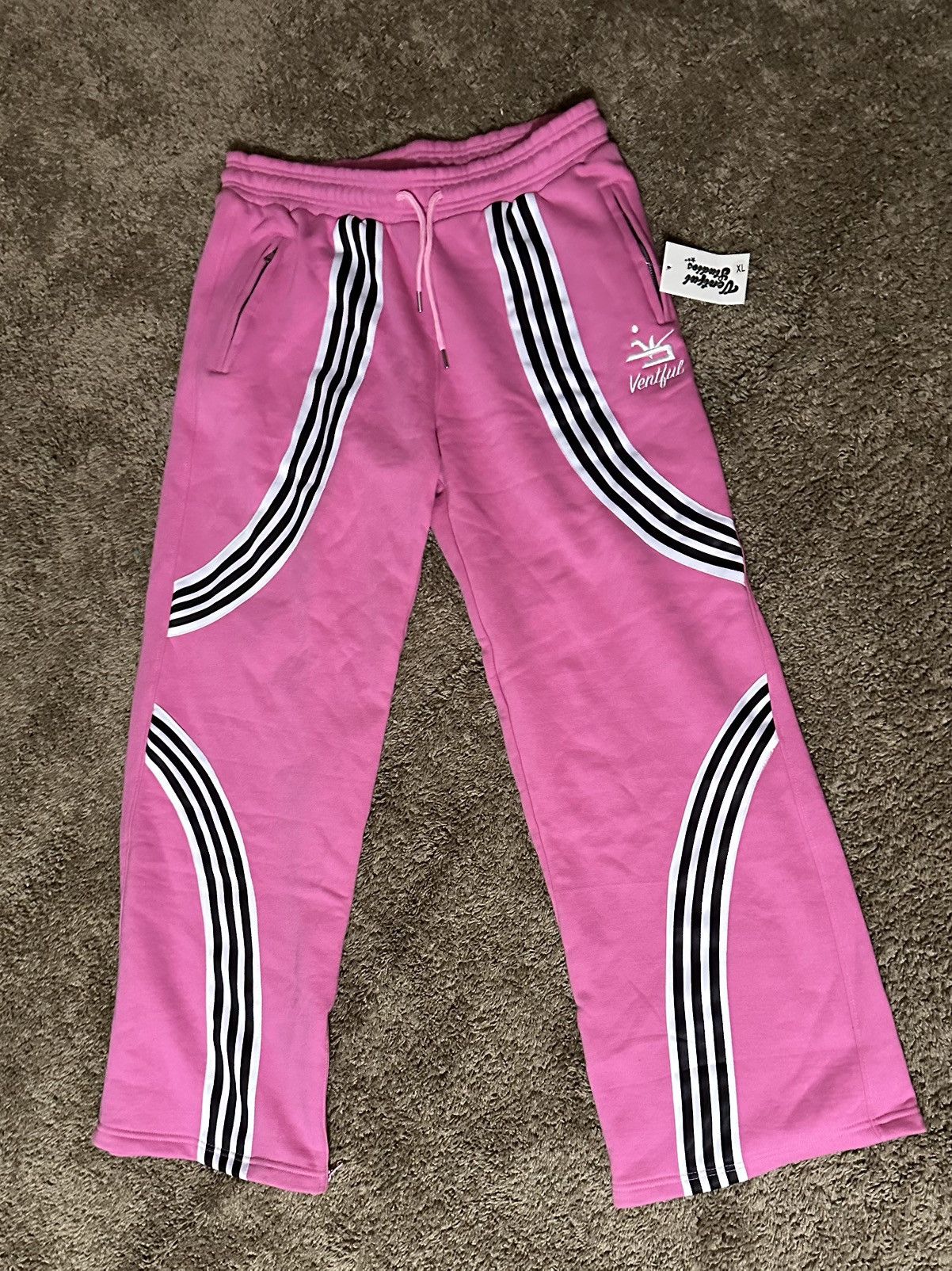 Designer Fashion y2k open bottom sweatpants Size US 38 / EU 54 - 2 Thumbnail