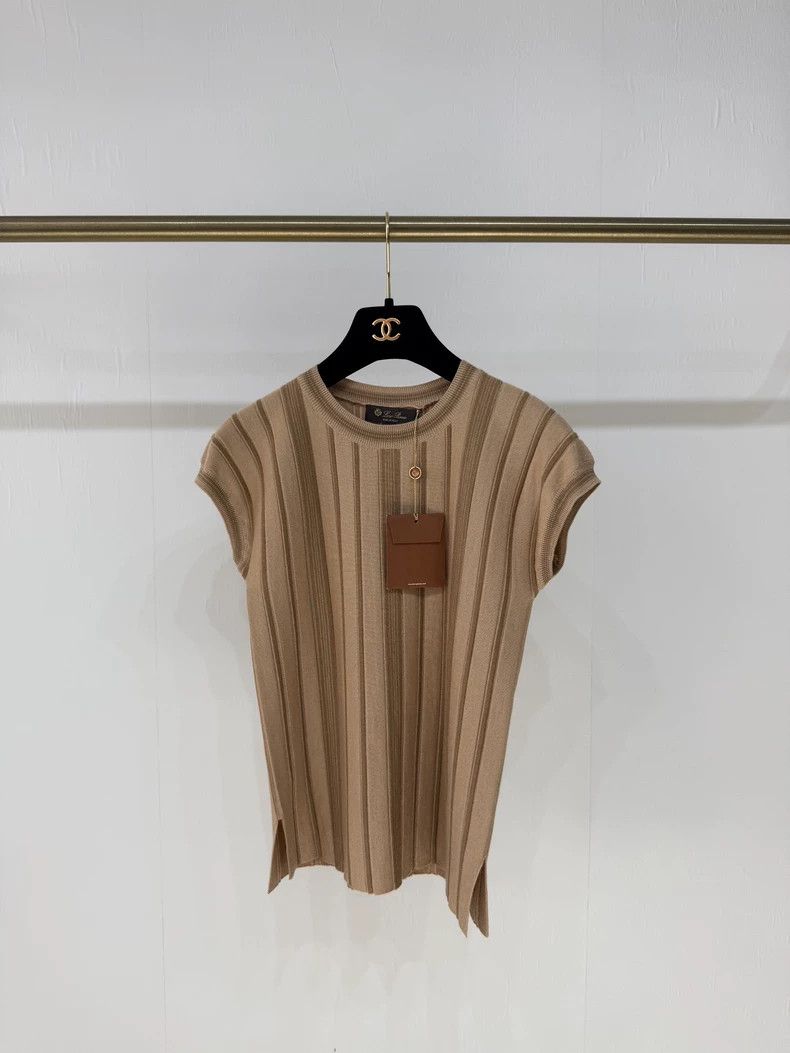 Loro Piana LORO PIANA Silk and cashmere striped sweater Size M / US 6-8 / IT 42-44 - 1 Thumbnail
