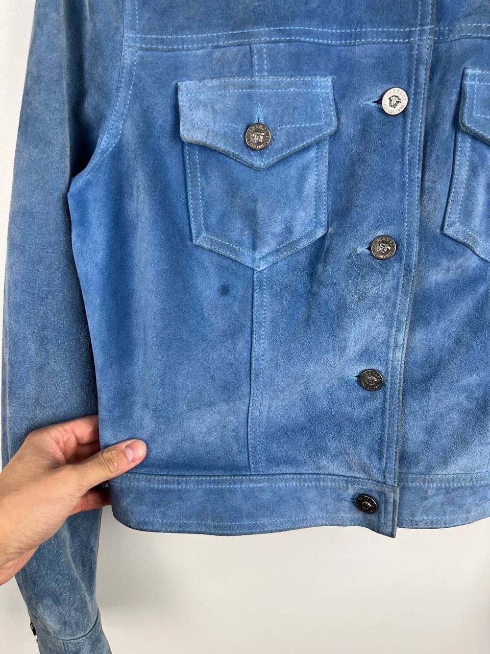 Versace × Versace Jeans Couture × Vintage Versace Jeans Couture leather vintage jacket size XS Size XS / US 0-2 / IT 36-38 - 20 Thumbnail