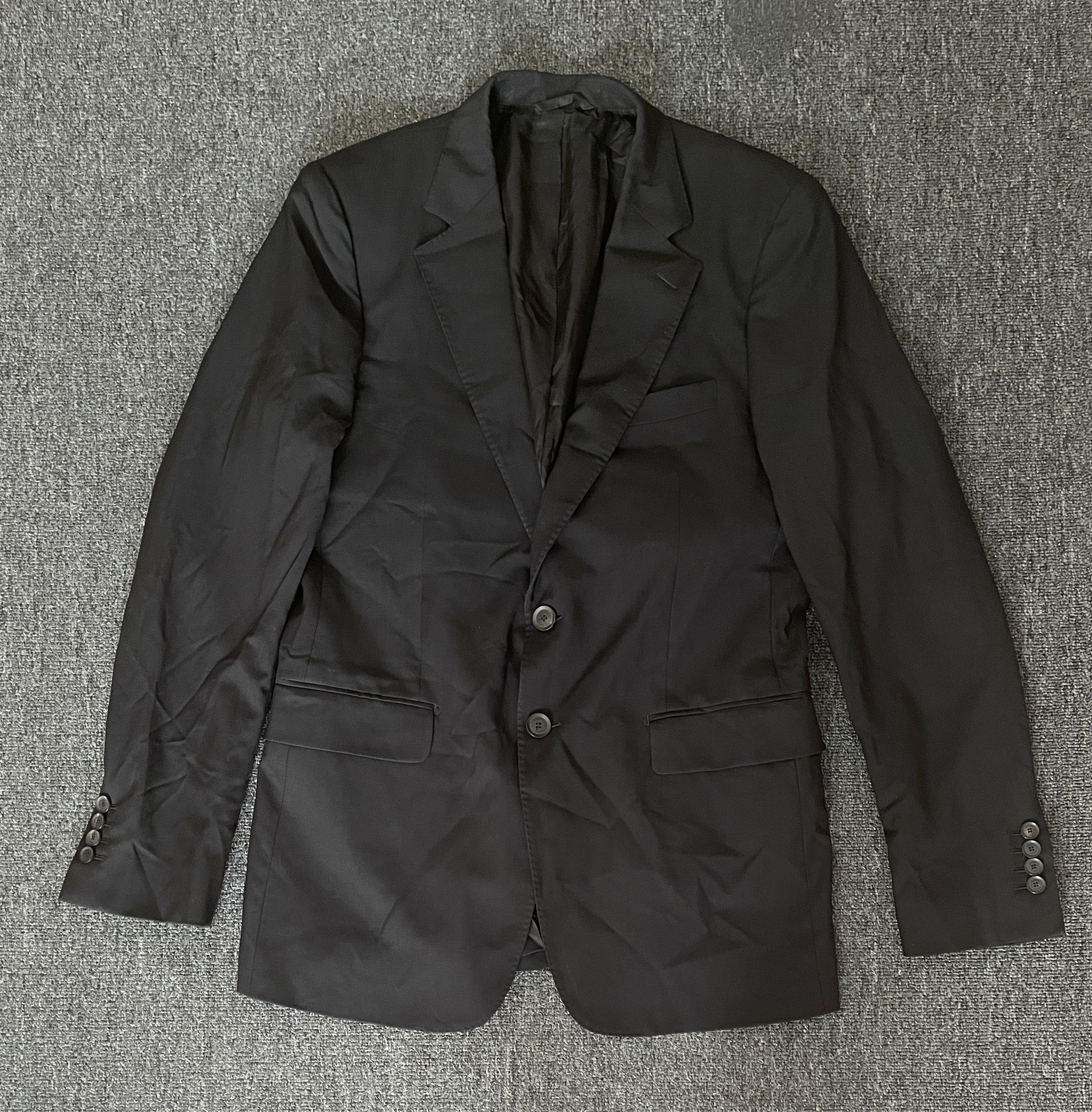 Gucci gucci black wool blazers jacket size 52/XL Size 50L - 1 Thumbnail