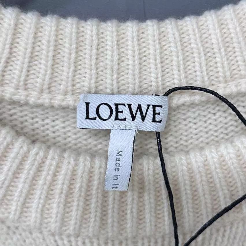 Loewe LOEWE embroidered woven crystal logo sweater XS Size XS / US 0-2 / IT 36-38 - 4 Thumbnail