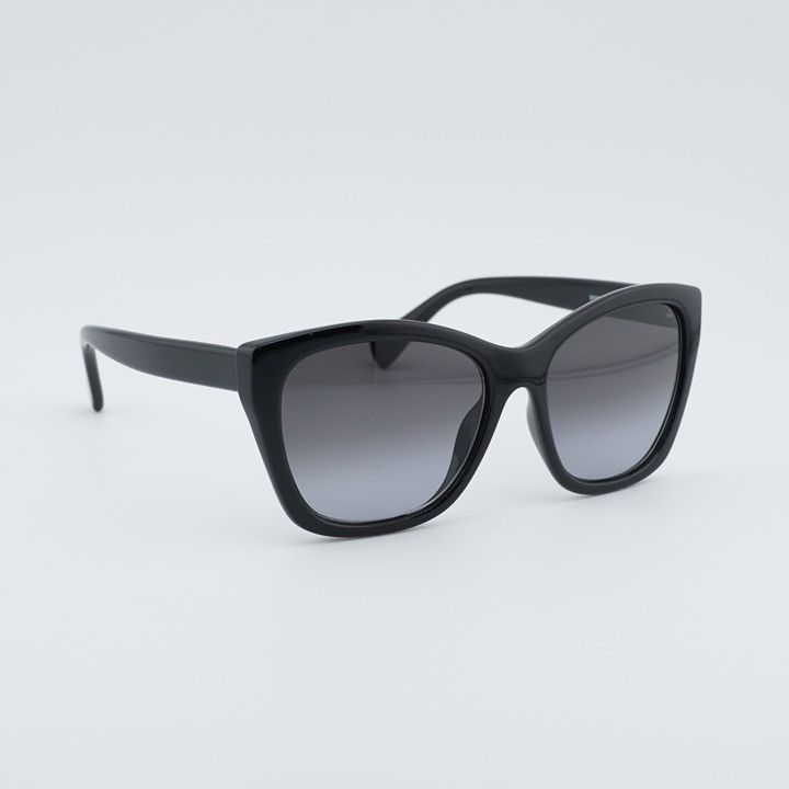 Salvatore Ferragamo Salvatore Ferragamo SF957S 001 Sunglasses Black Cat Eye Fram Size ONE SIZE - 7 Thumbnail