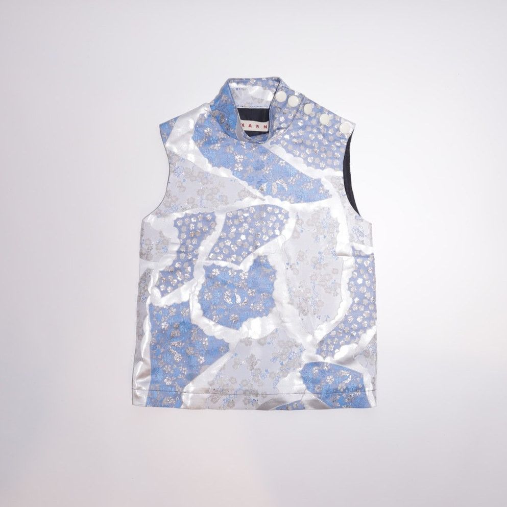 Marni Marni Moroccan Blu Tank Top Size S / US 4 / IT 40 - 1 Thumbnail
