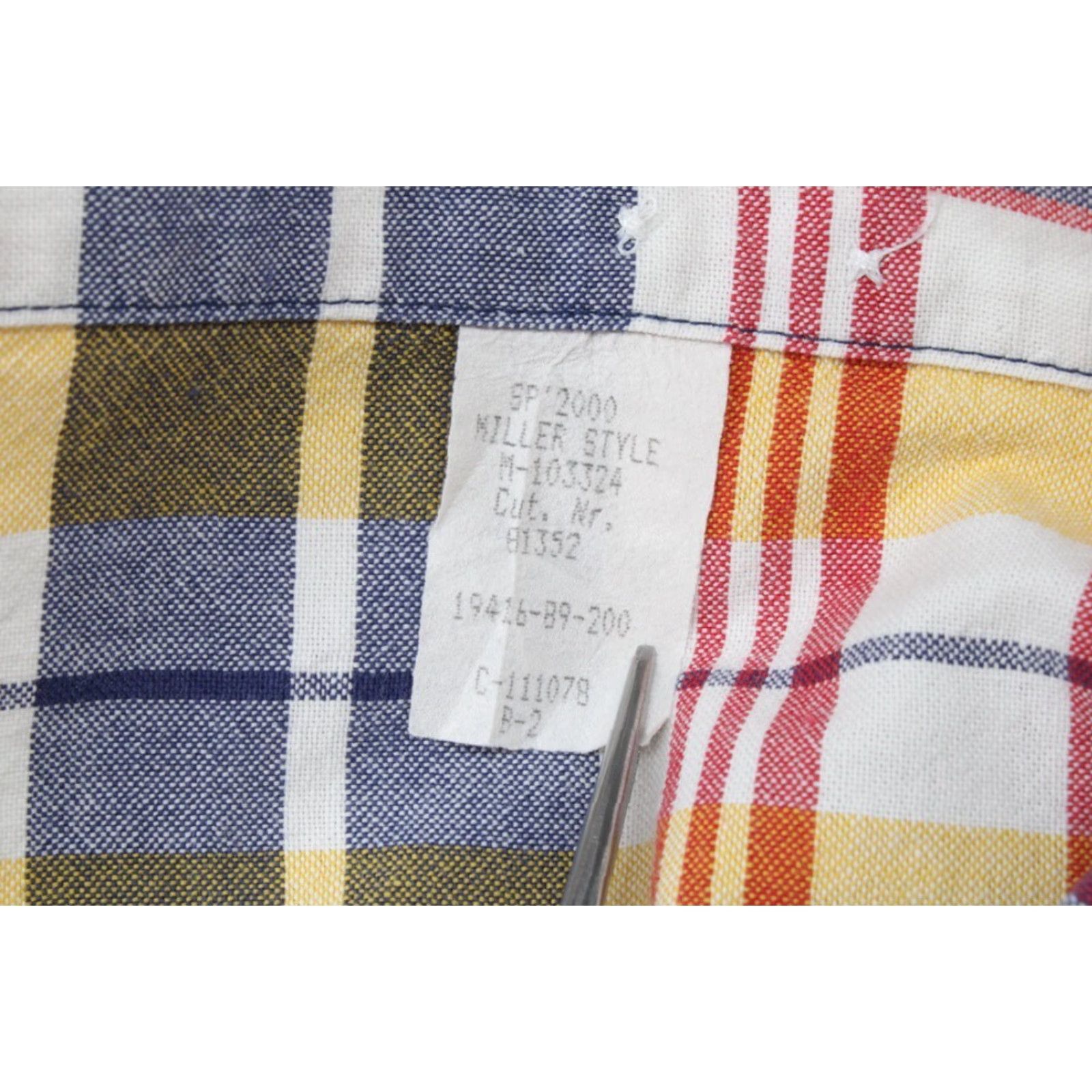 Vintage Cinch Miller Style Shirt Men's Large Blue Plaid Heavy Cotton Cowboy Long Sleeve Shirt Size US L / EU 52-54 / 3 - 4 Thumbnail