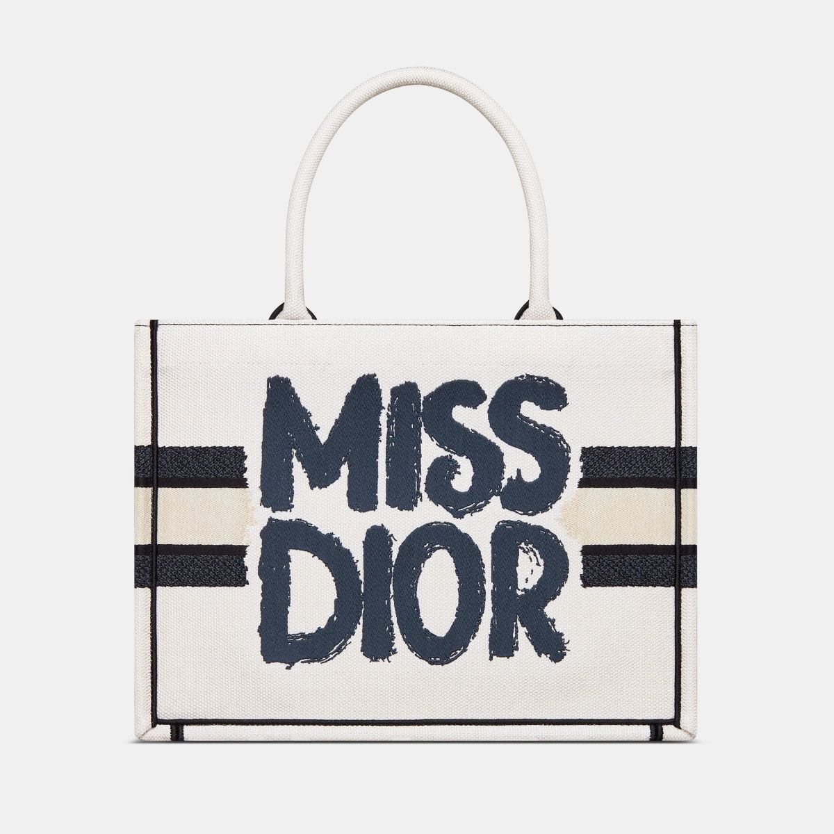 Dior o1bcso1str0226 Size:OS/Medium Book Tote in White/Blue Size ONE SIZE - 2 Thumbnail