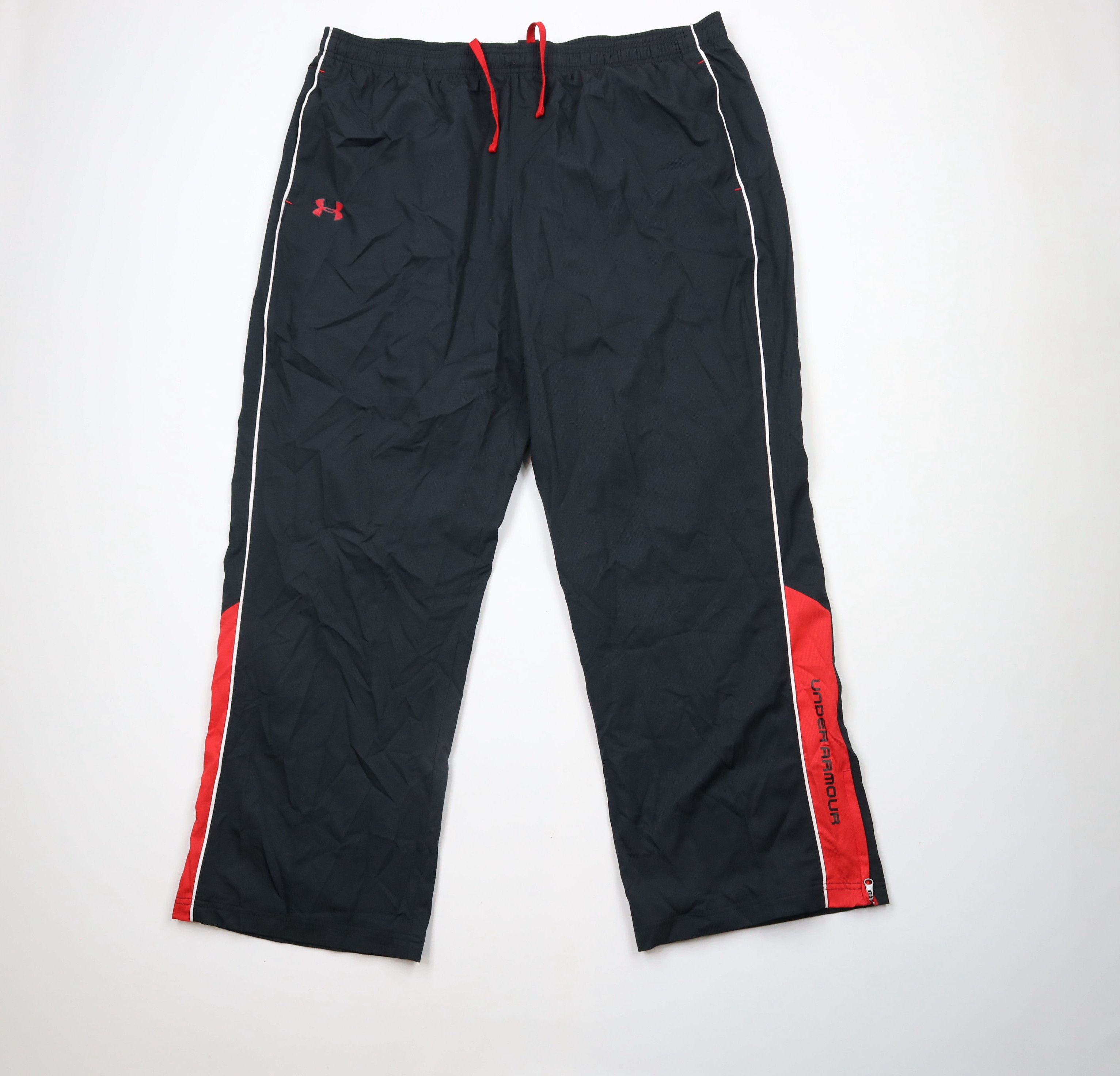 Under Armour Fit Lined Wide Leg Windbreaker Rain Pants Black