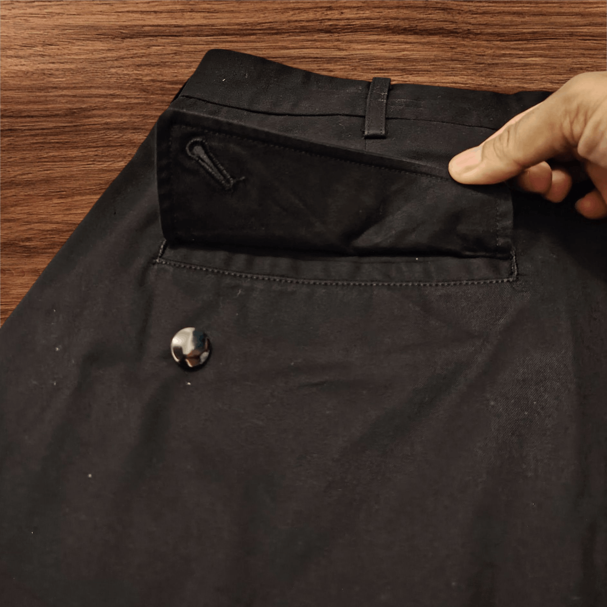 Yohji Yamamoto Yohji Yamamoto Black Pants Size US 34 / EU 50 - 10 Thumbnail