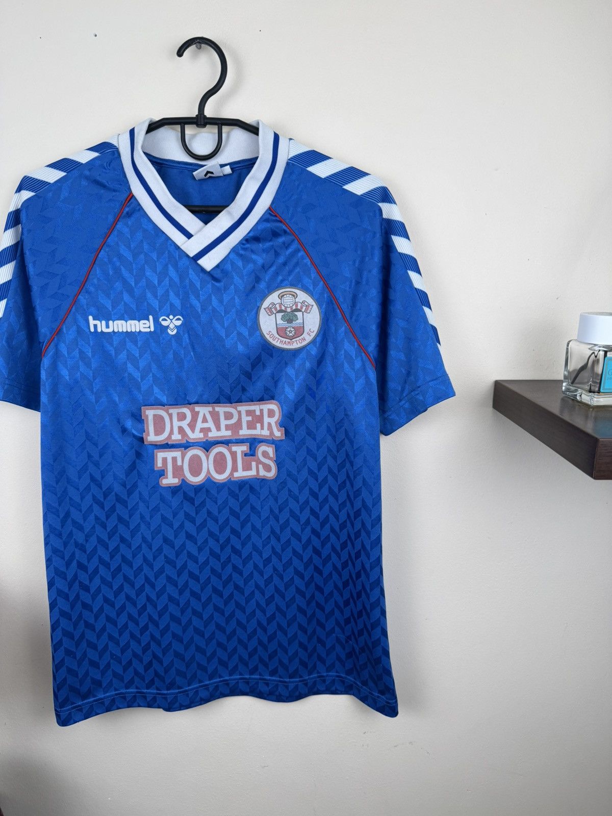 Hummel Hummel Southhampton 1987-89 Jersey Away Remake Soccer S Size US S / EU 44-46 / 1 - 5 Thumbnail