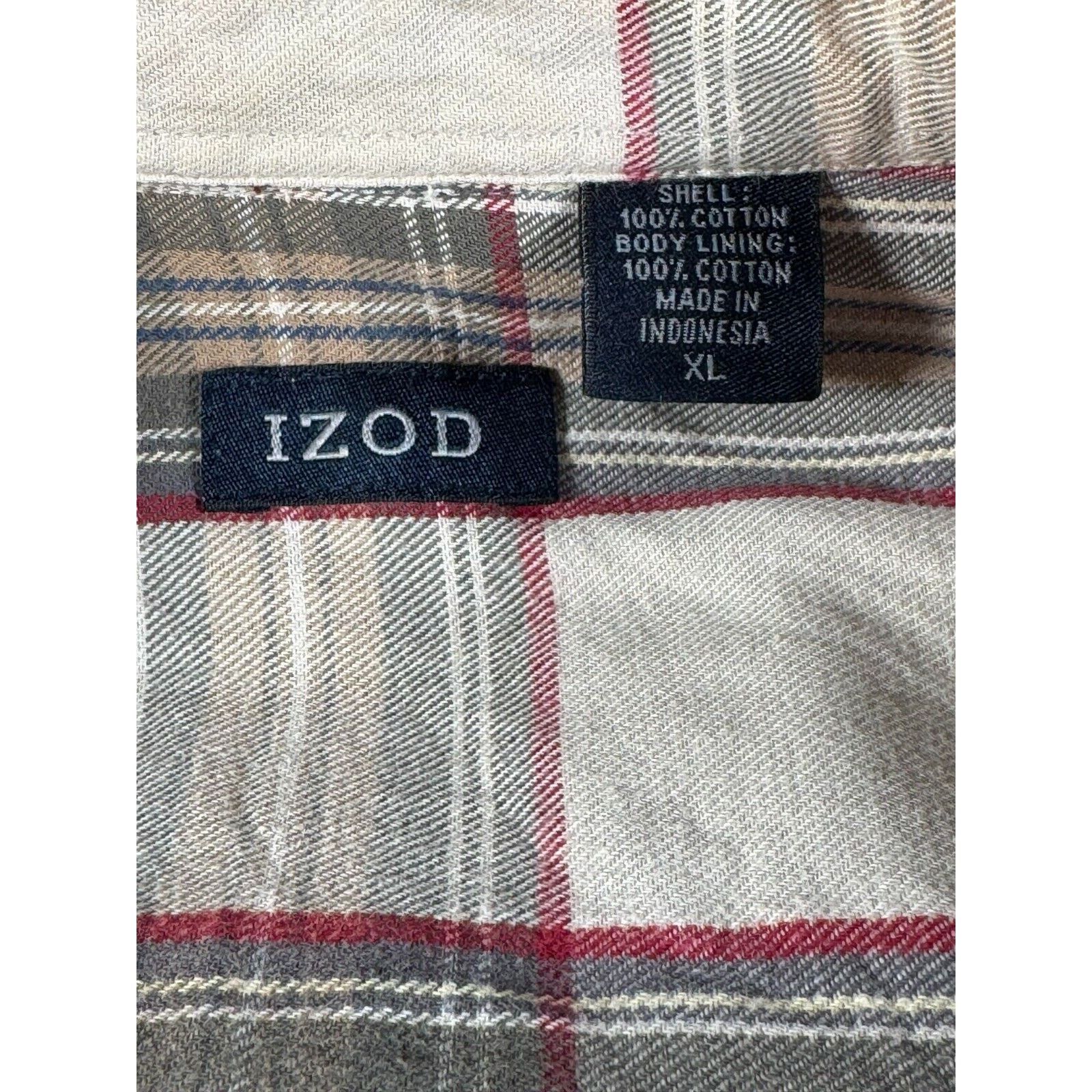 Izod Izod Heavy Corduroy Shirt Mens XL Flannel Lined Vintage 90s Size US XL / EU 56 / 4 - 4 Thumbnail
