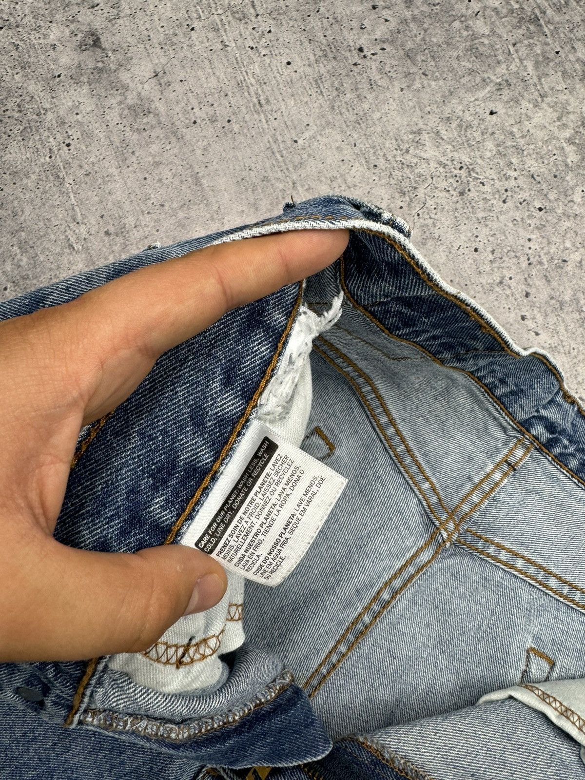Levi's × Levi's Vintage Clothing × Vintage Vintage Levi’s 550 501 Blue Stonewashed Denim Jeans Trousers Size US 36 / EU 52 - 11 Thumbnail