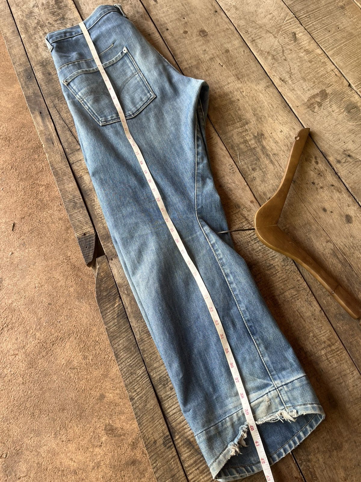 Vintage Thrashed faded Levi's Engineered grunge Distressed Size US 33 - 12 Thumbnail