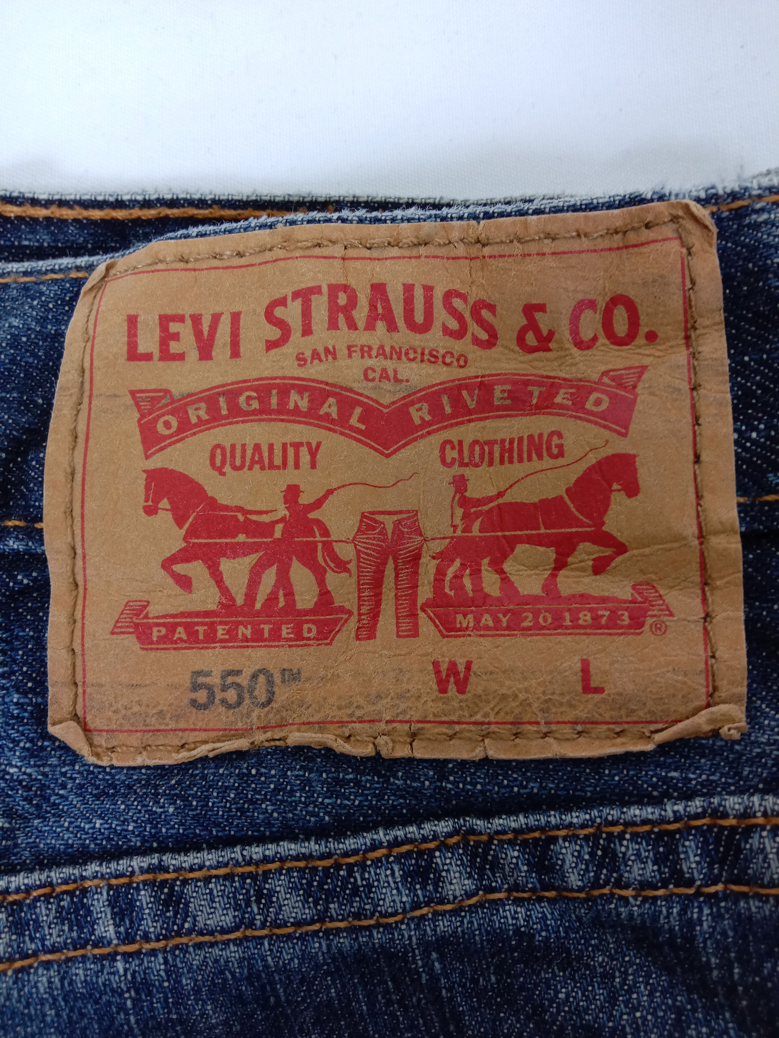 Levi's Vintage Levi's 550 Jeans Earth Tone Relaxed Fit Denim Size US 44 / EU 60 - 15 Thumbnail