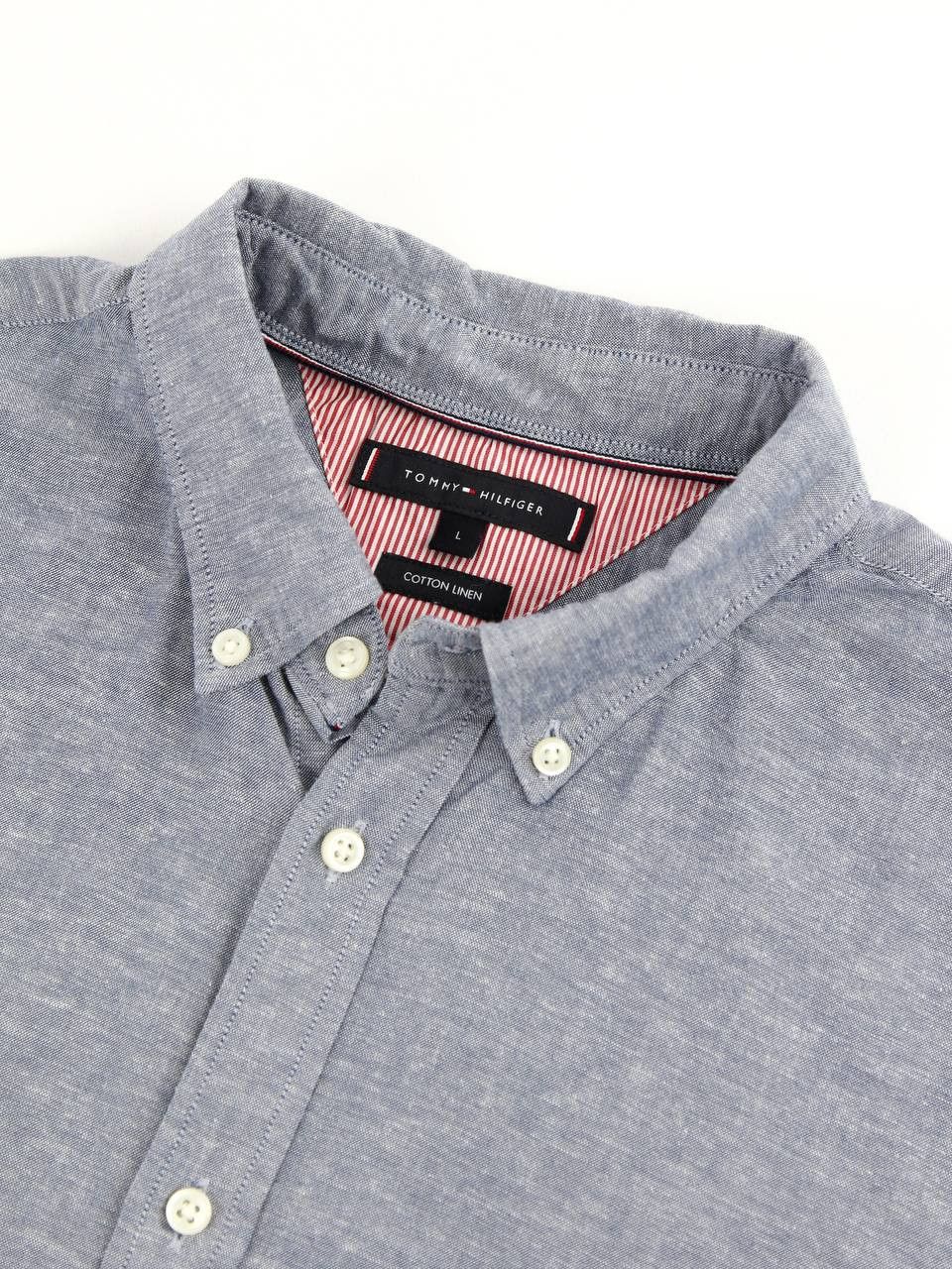 Tommy Hilfiger TOMMY HILFIGER Linen and cotton shirt Size US L / EU 52-54 / 3 - 9 Thumbnail