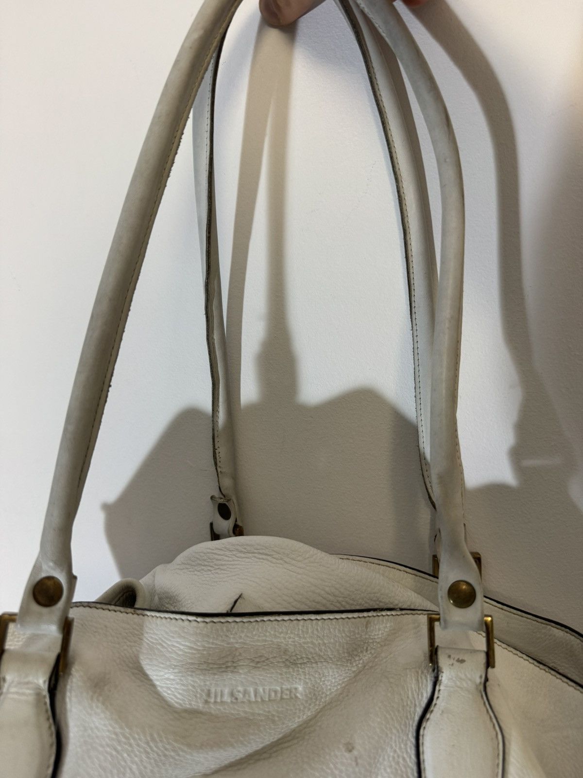 Jil Sander × Vintage Jil sander leather shoulder bag luxury vintage Italy design Size ONE SIZE - 5 Thumbnail