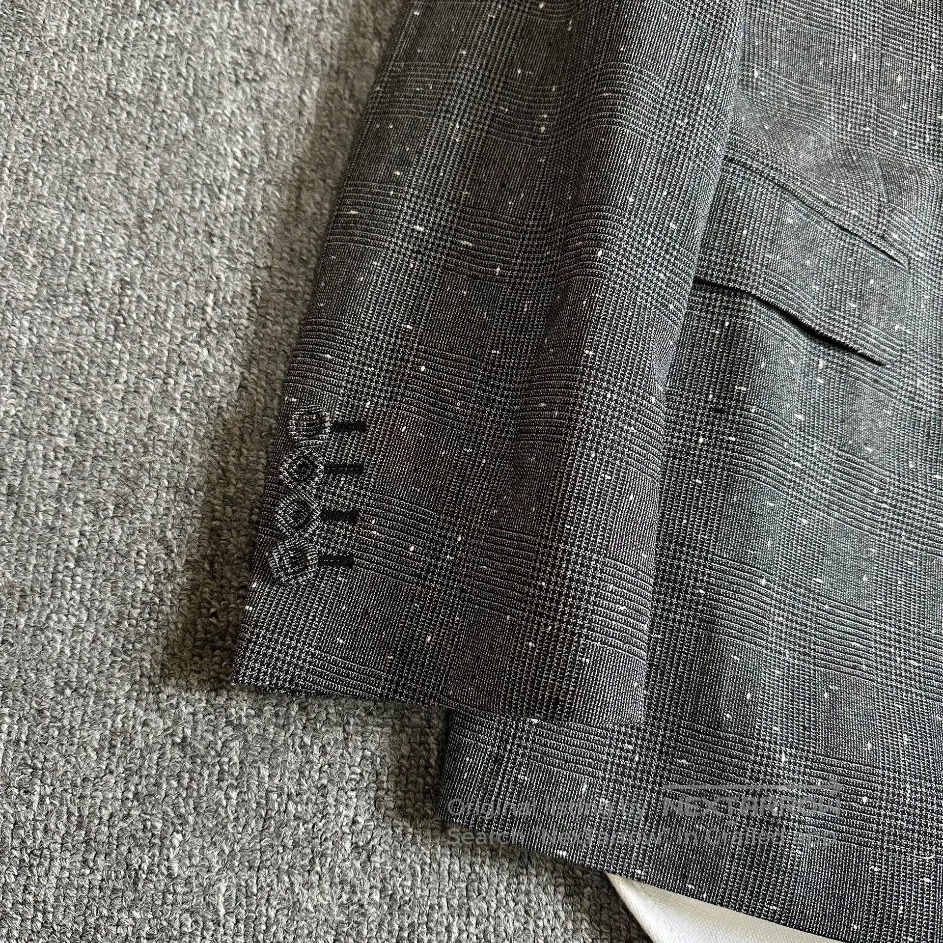 Dior Dior Man Silver Shawl Collar Blazer. Size US M / EU 48-50 / 2 - 2 Thumbnail